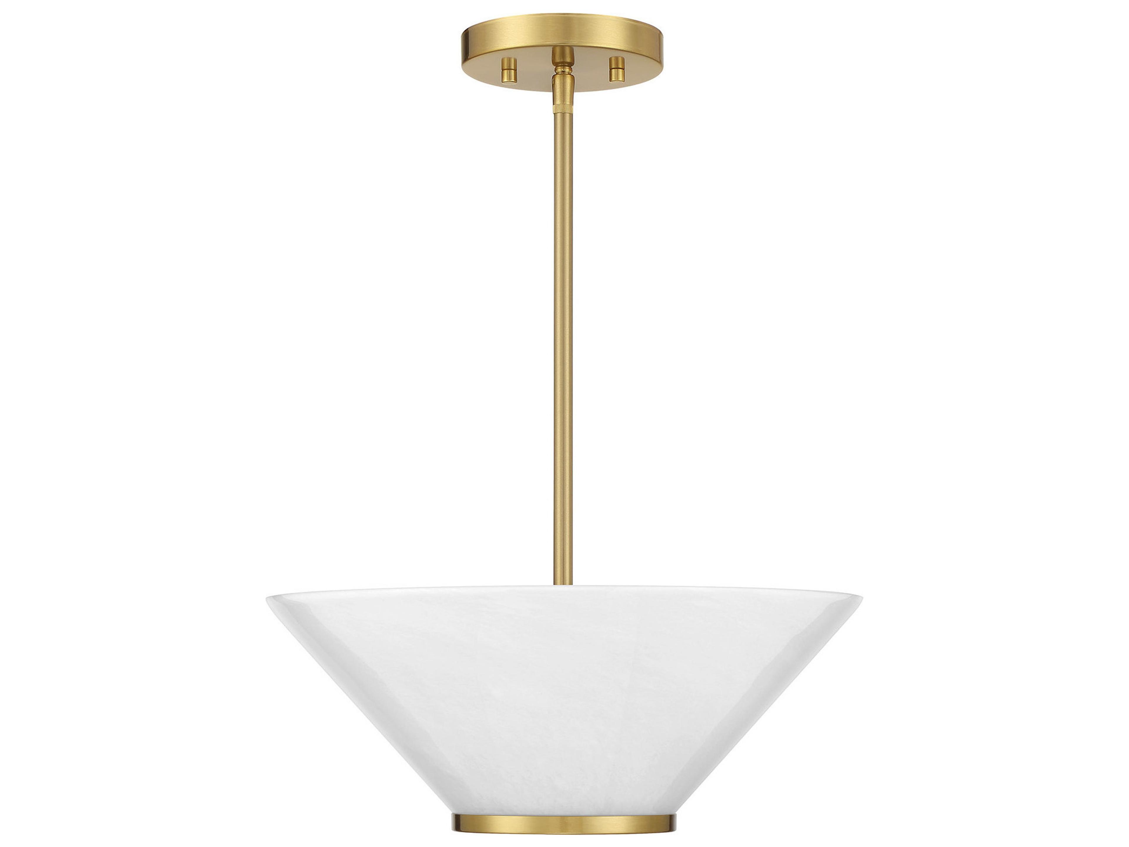 Savoy House Blair 3-Light Warm Brass Pendant