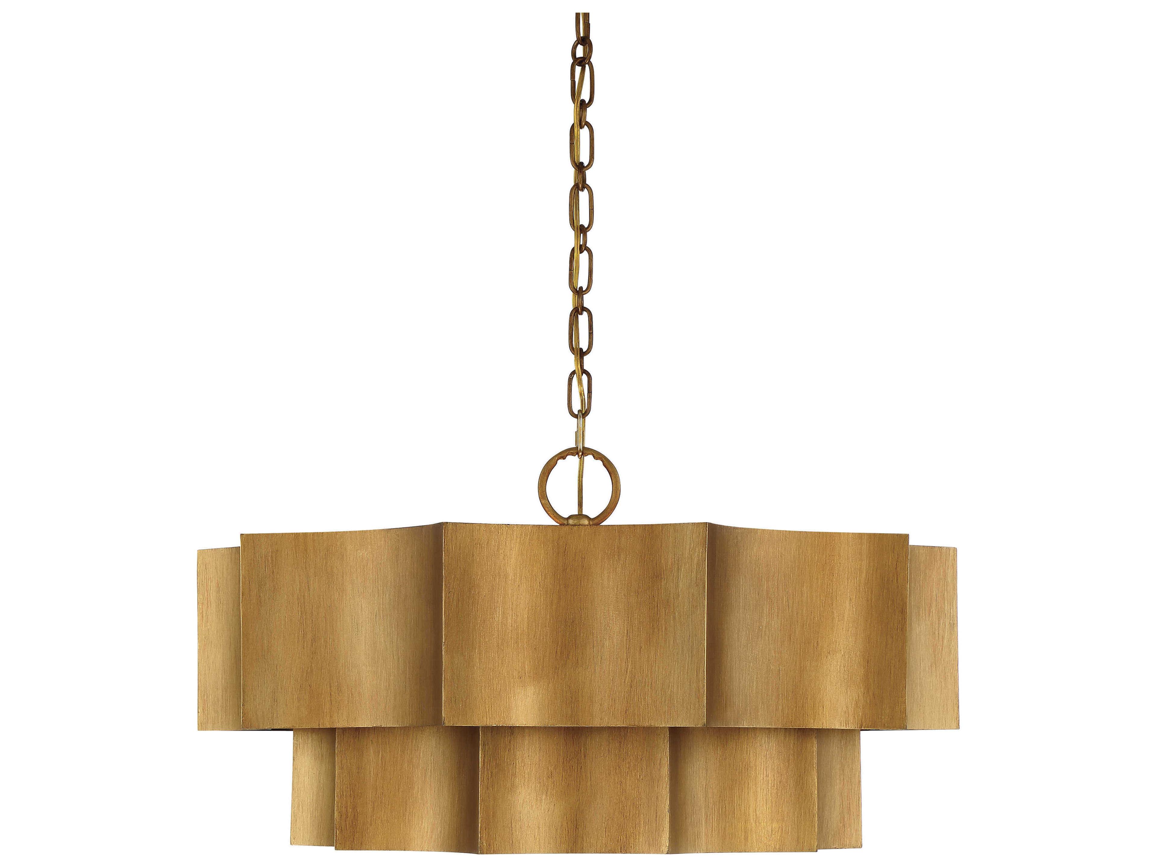 Savoy House Shelby 6-Light Gold Patina Tiered Pendant