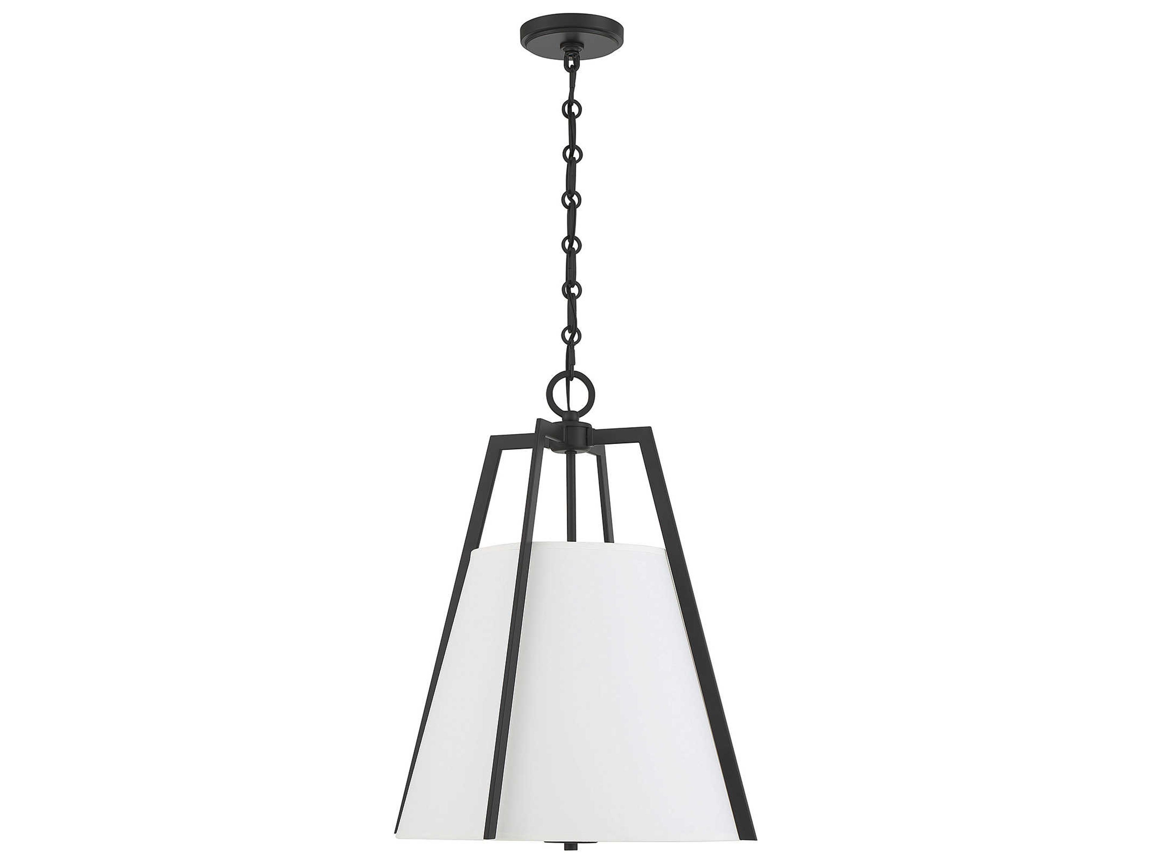 Savoy House Mansfield 3-Light Matte Black Pendant