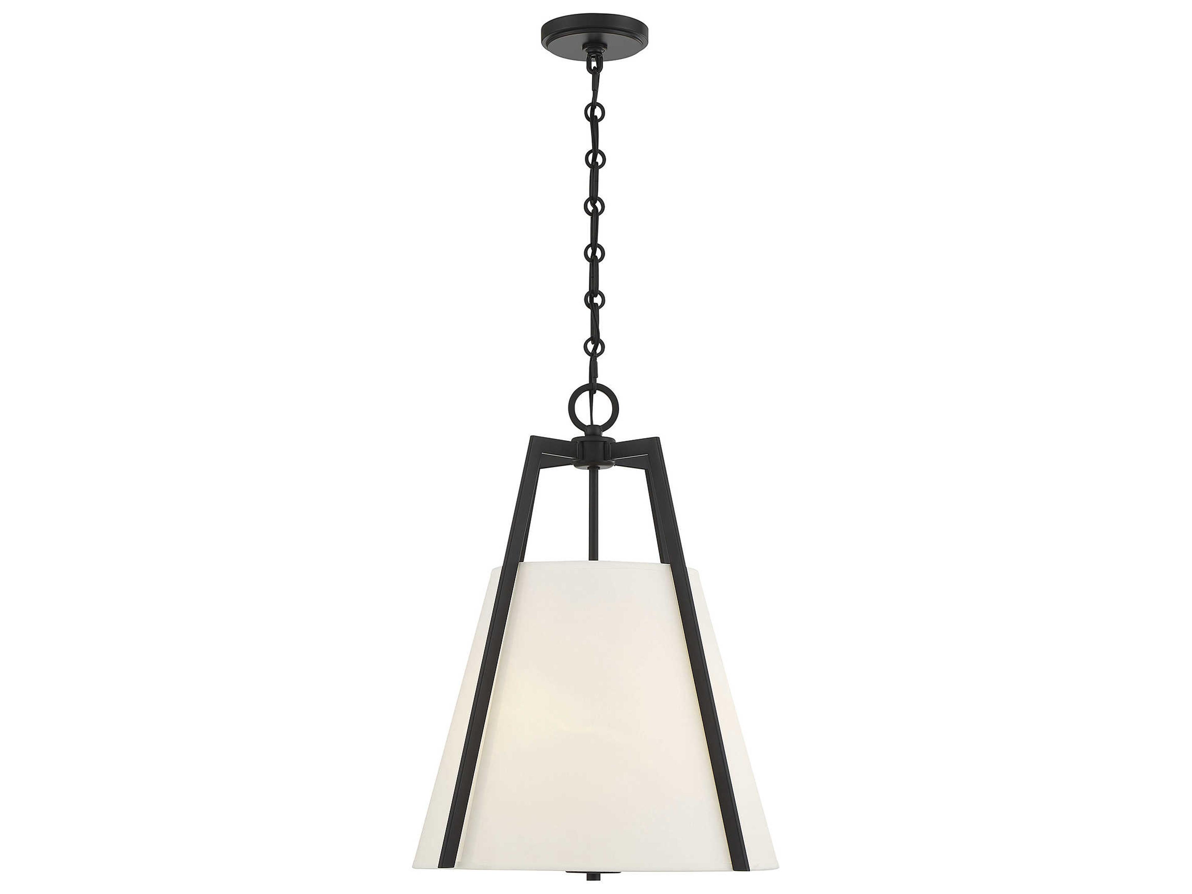 Savoy House Mansfield 3-Light Matte Black Pendant