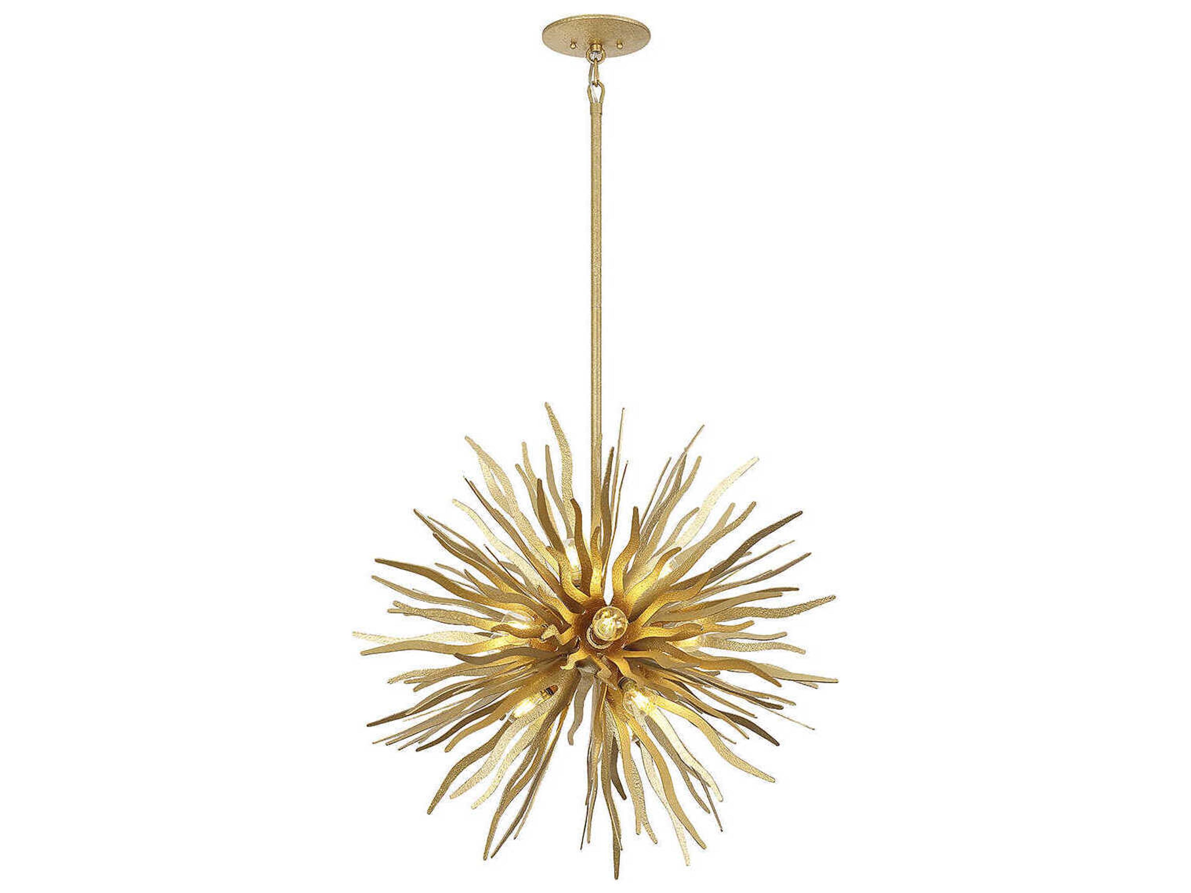 Savoy House Killiam 12-Light Cavalier Gold Sputnik Pendant