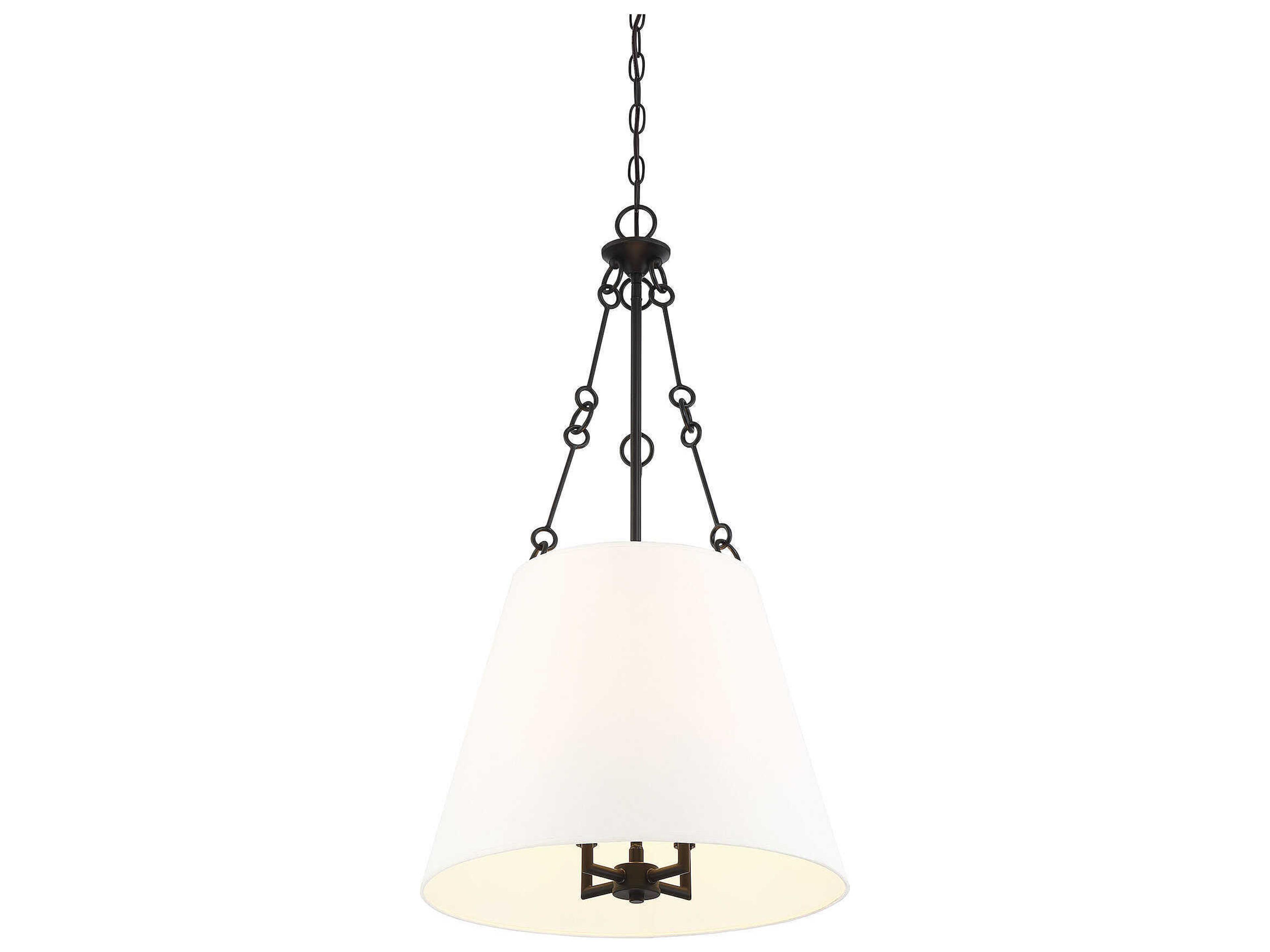 Savoy House Austin 4-Light English Bronze Empire Chandelier