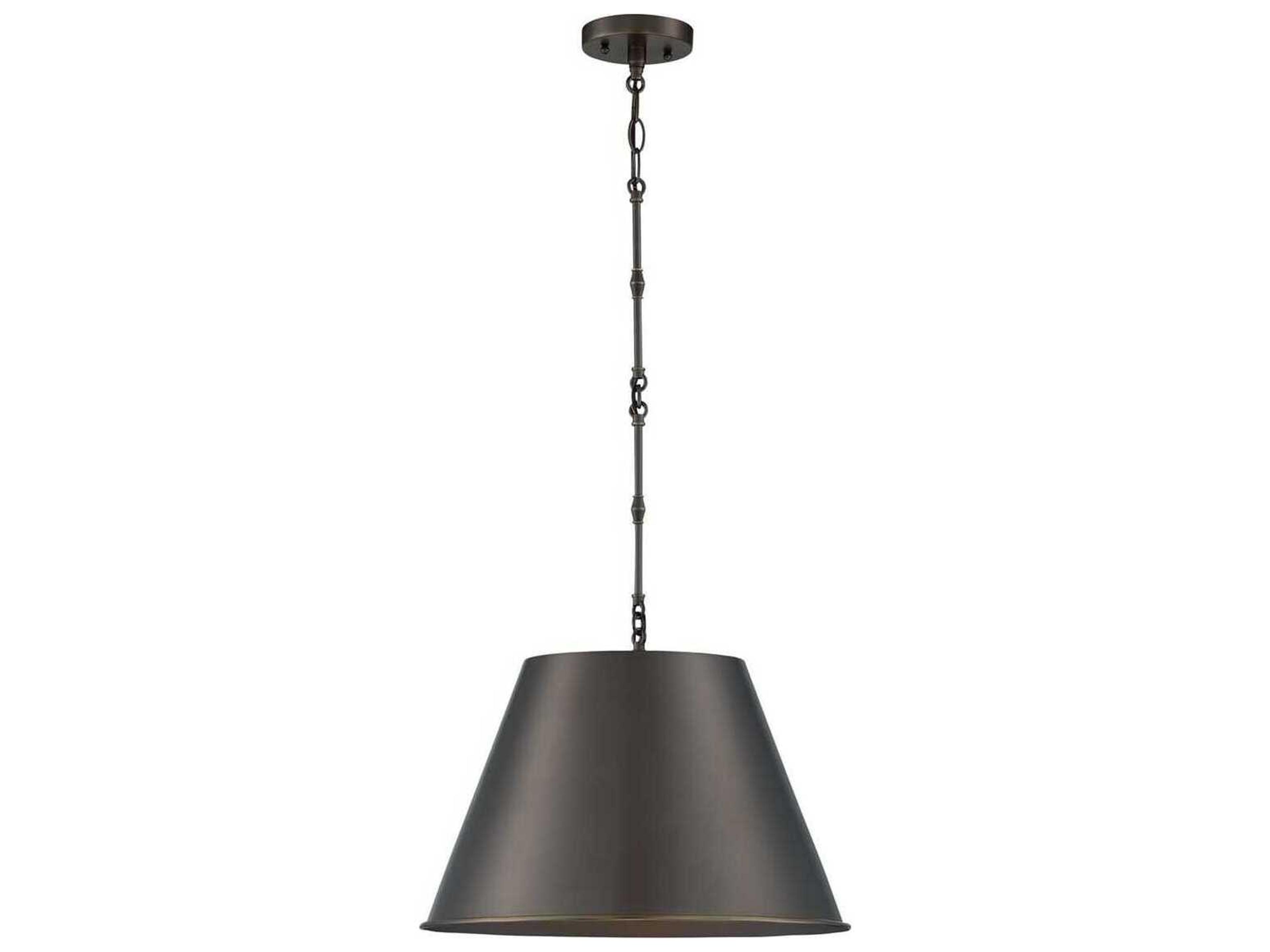 Alden 1-Light Old Bronze Empire Pendant