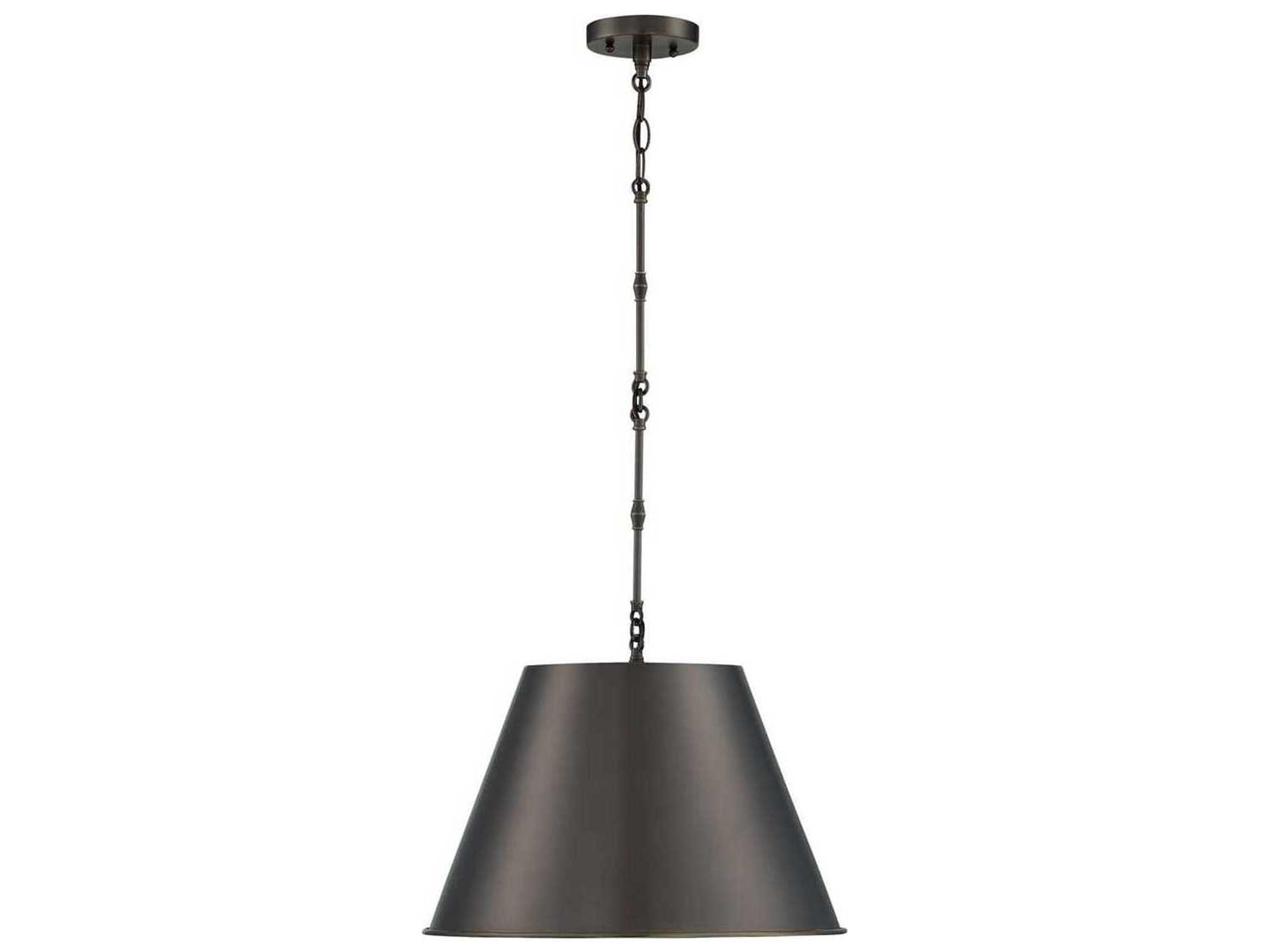 Savoy House Alden 1-Light Old Bronze Empire Pendant