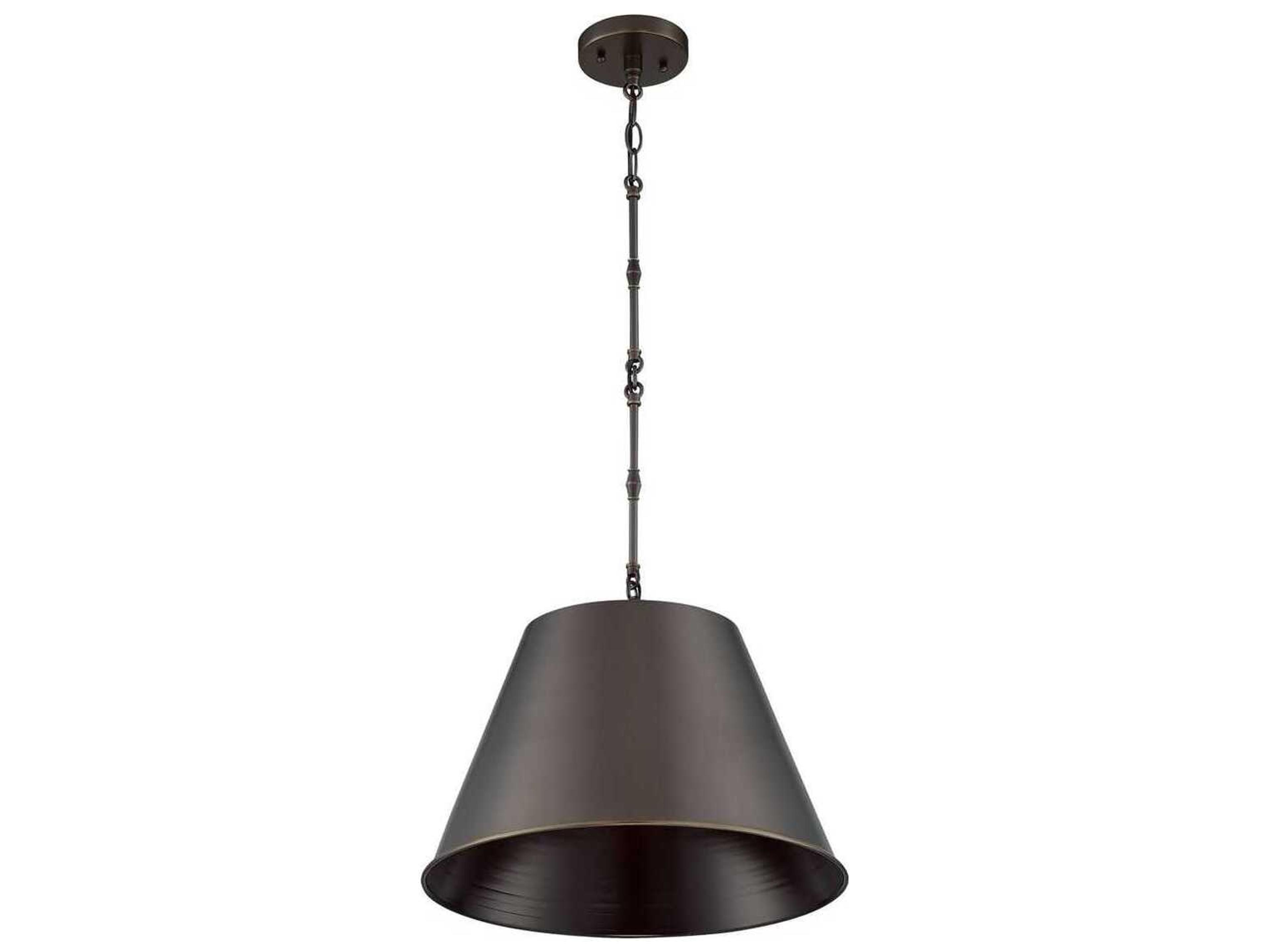Savoy House Alden 1-Light Old Bronze Empire Pendant