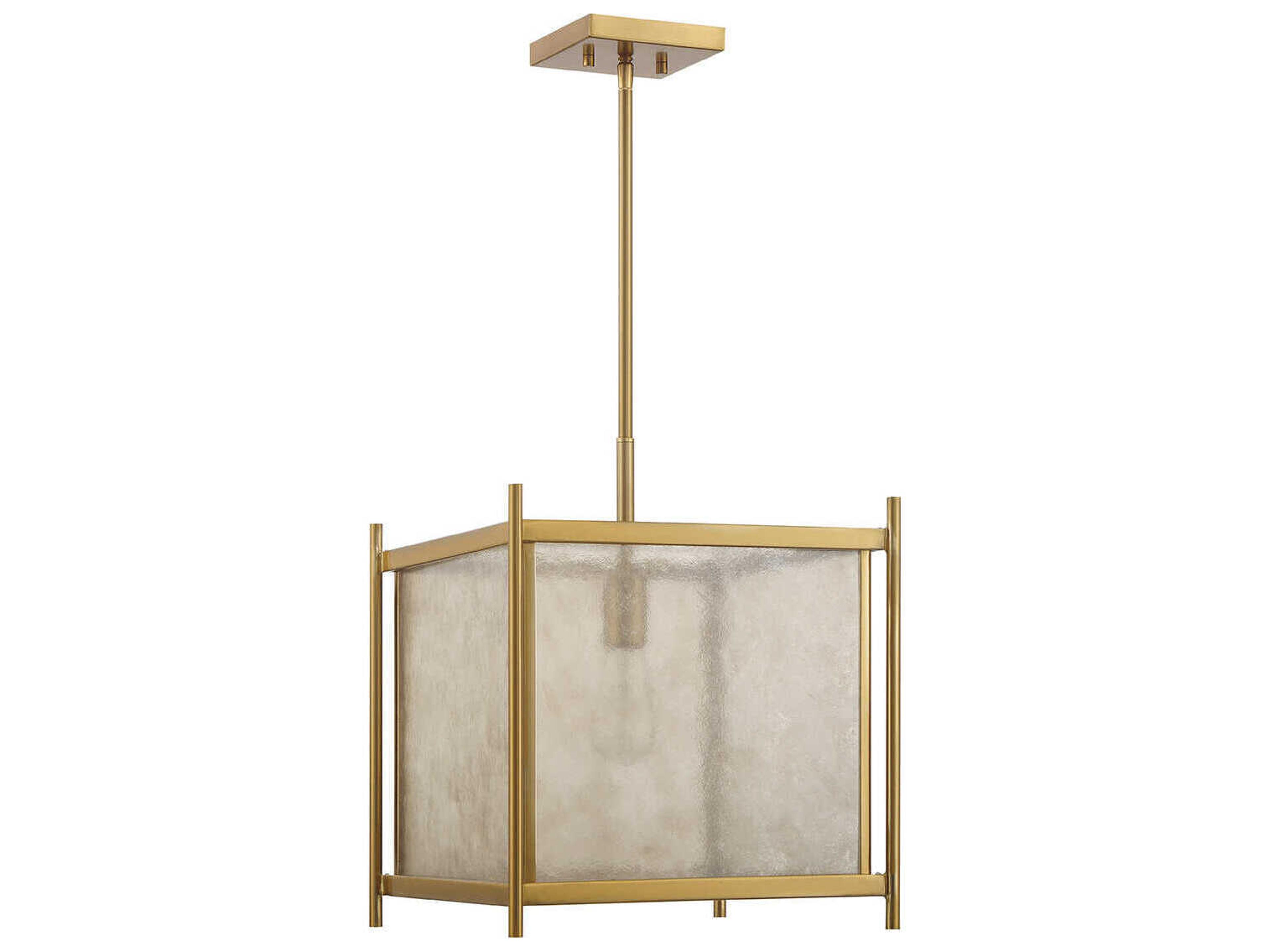 Savoy House Jacobs 1-Light Warm Brass Mini Pendant