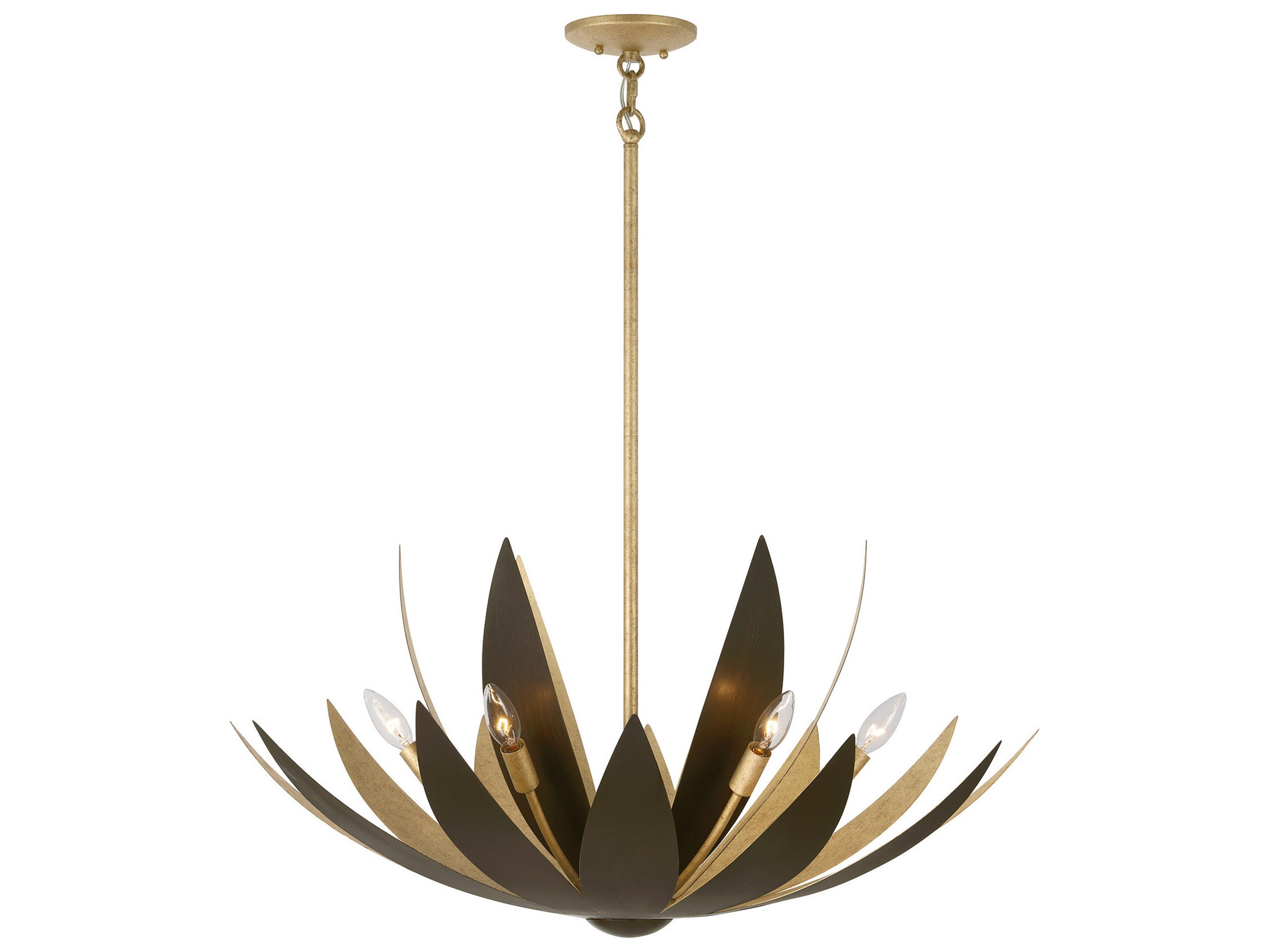 Loto 6-Light Centura Burnished Gold Pendant