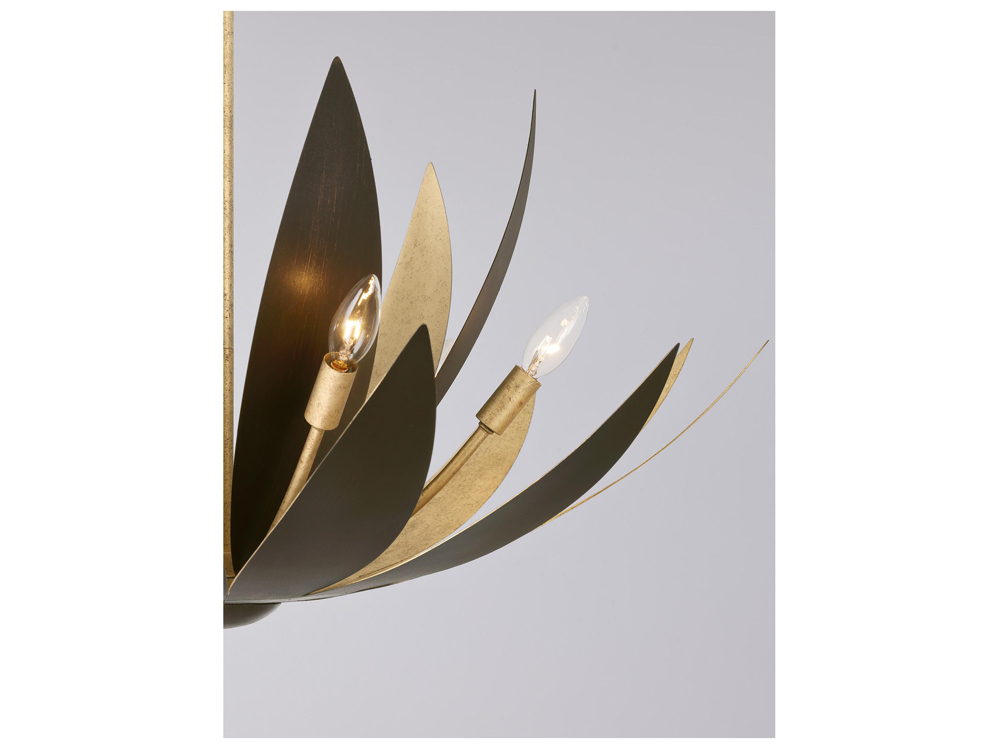 Savoy House Loto 6-Light Centura Burnished Gold Pendant