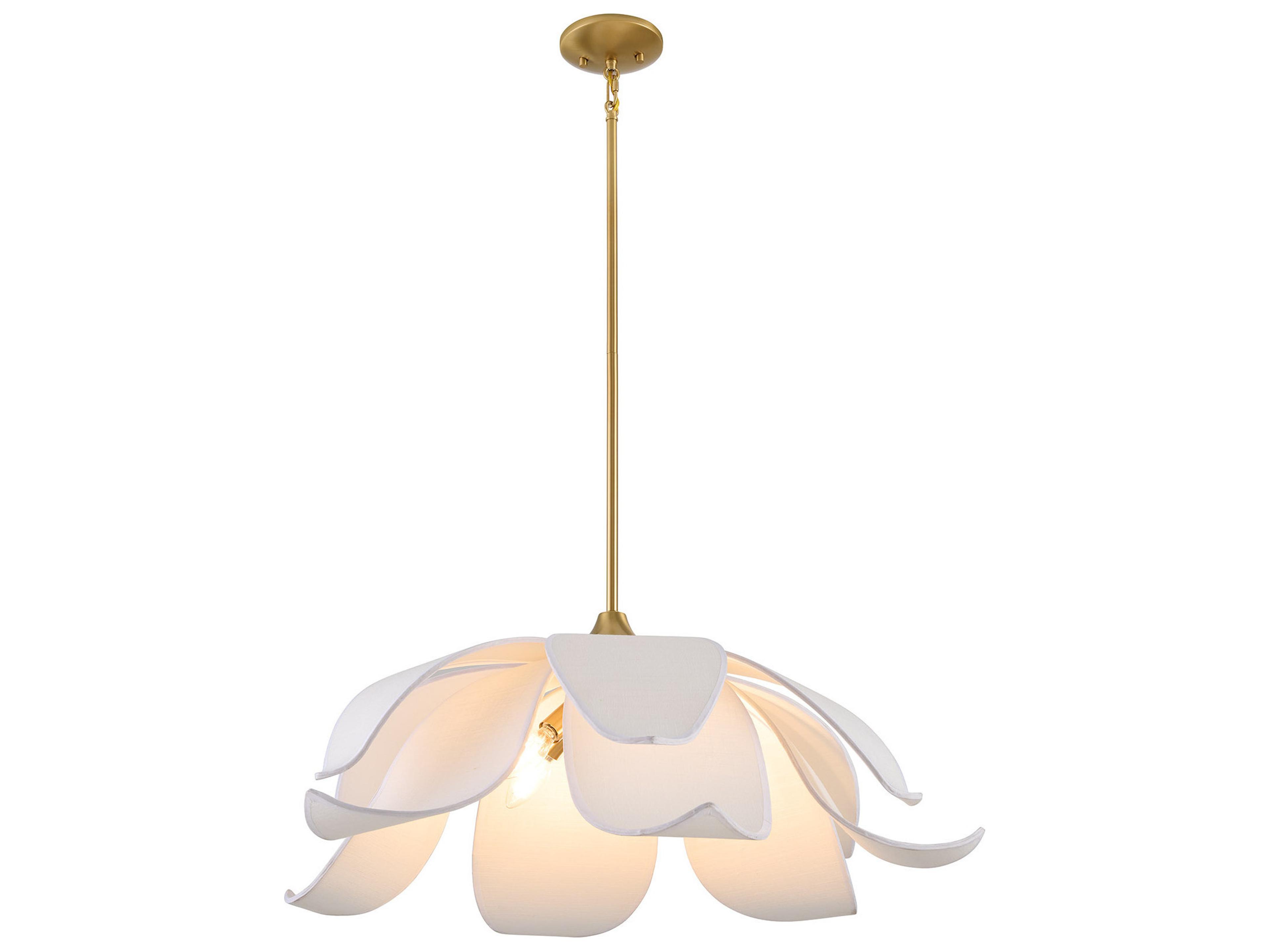 Savoy House Elsie 6-Light Warm Brass Pendant