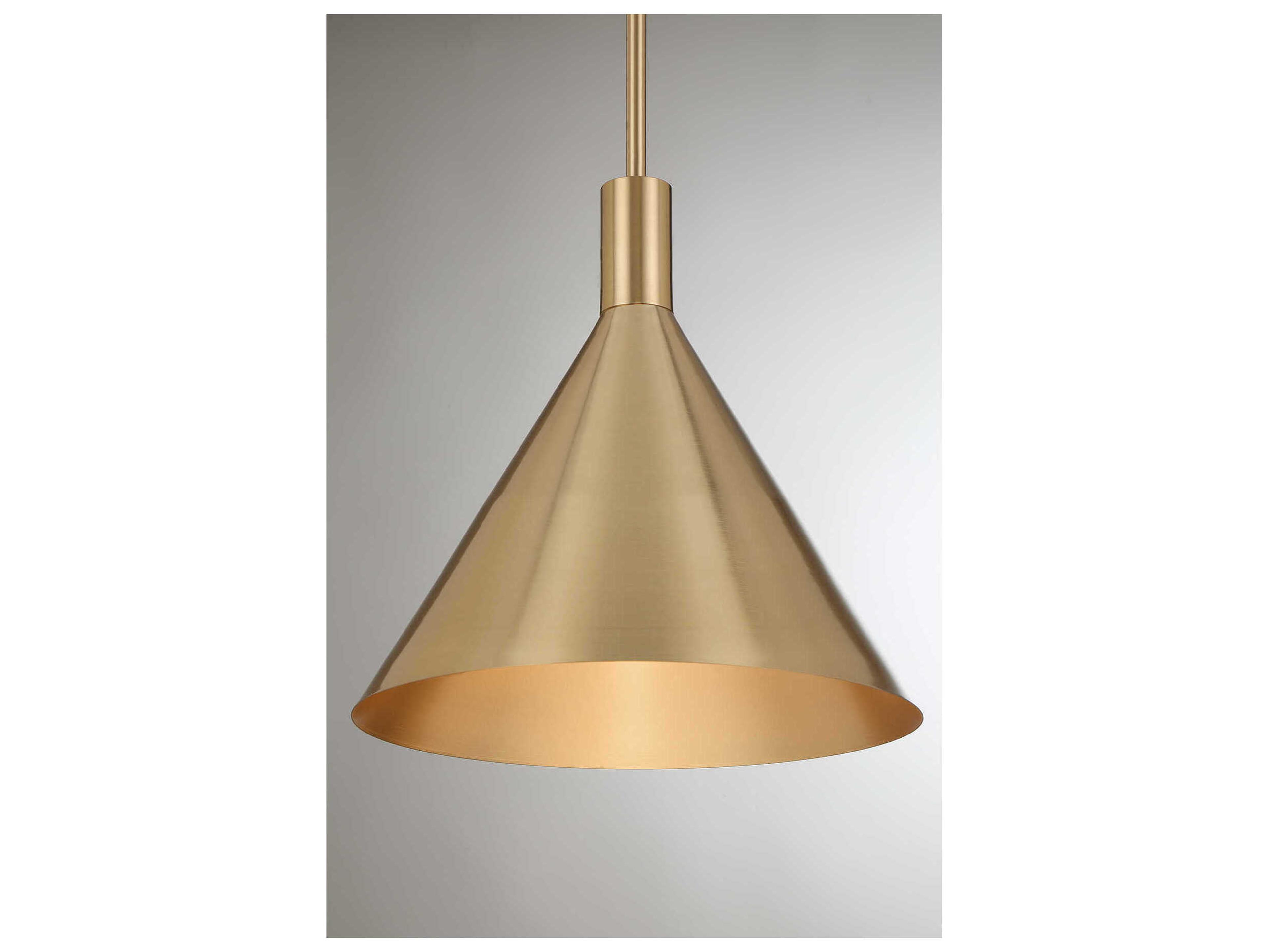 Savoy House Pharos 1-Light Noble Brass Pendant