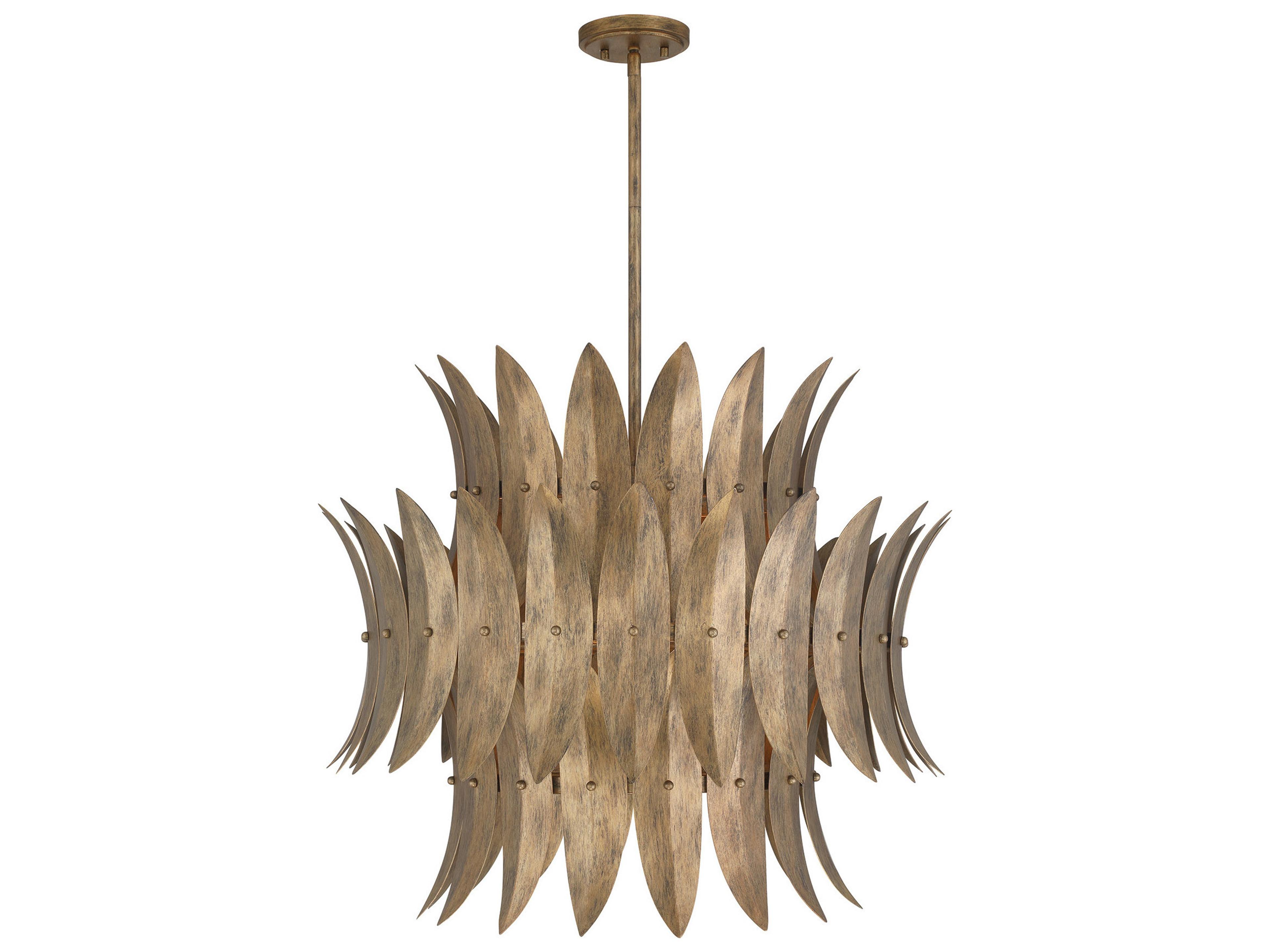 Savoy House Sanctuary 6-Light Coronado Wood Pendant