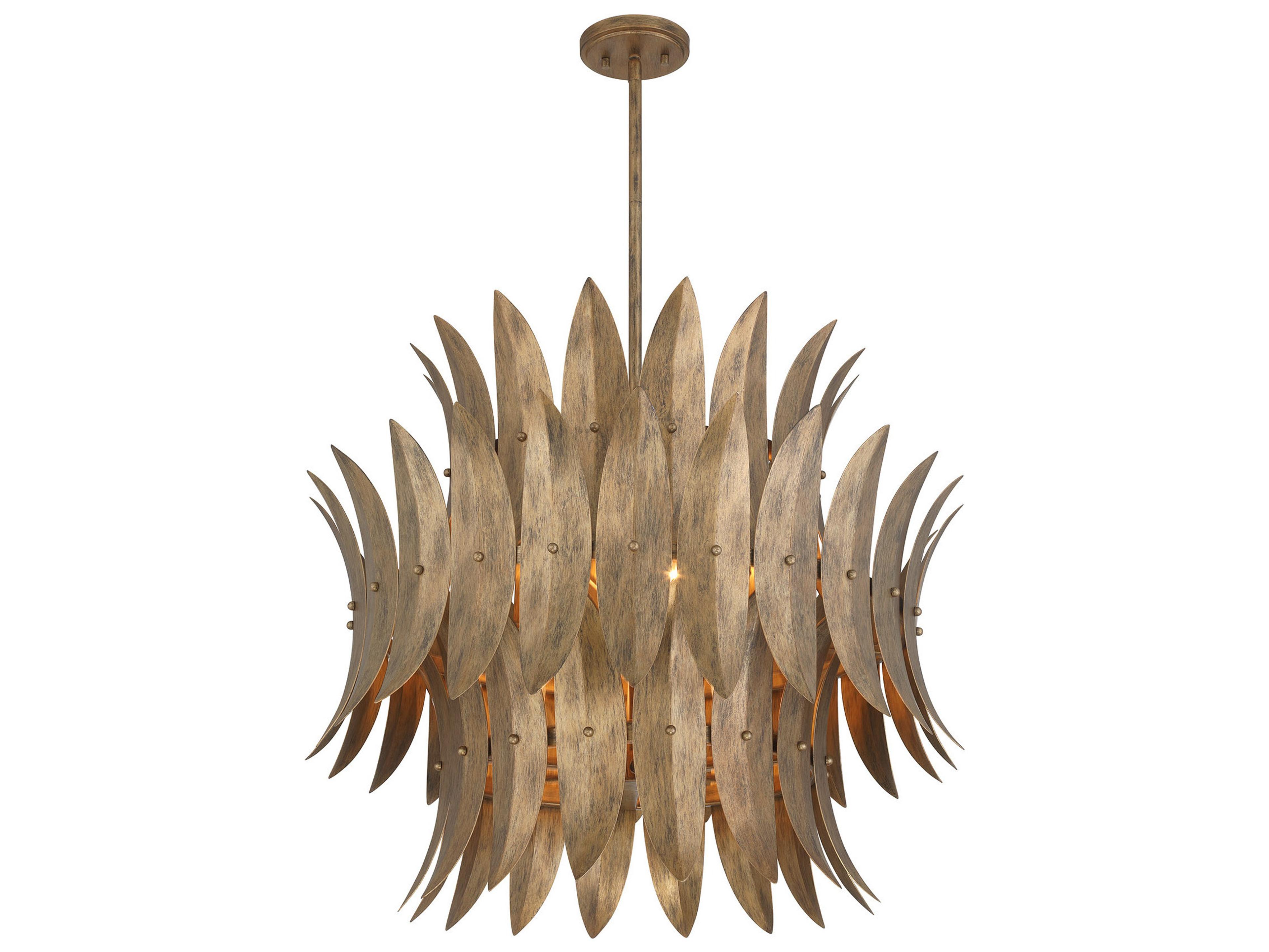 Savoy House Sanctuary 6-Light Coronado Wood Pendant