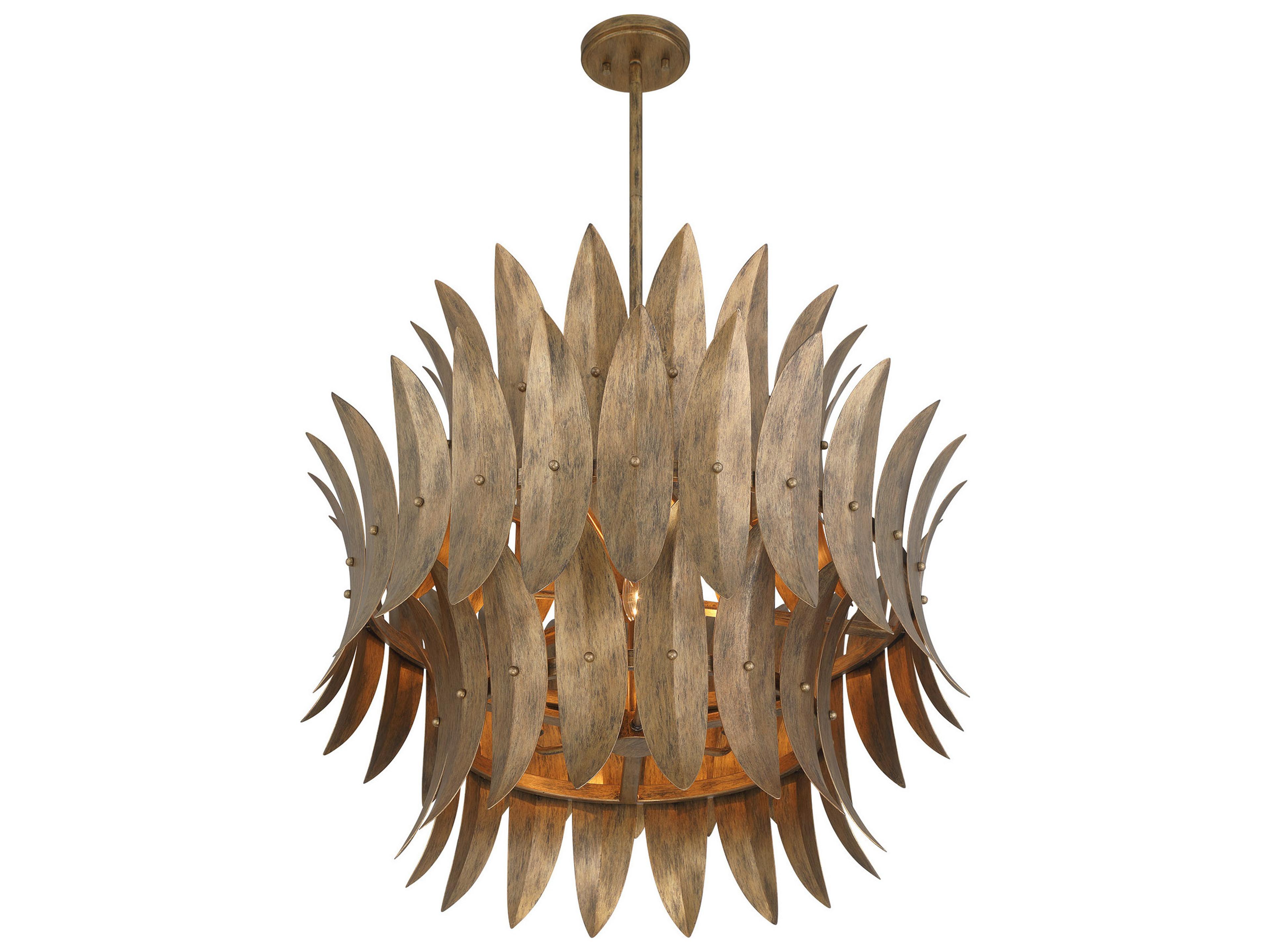 Savoy House Sanctuary 6-Light Coronado Wood Pendant