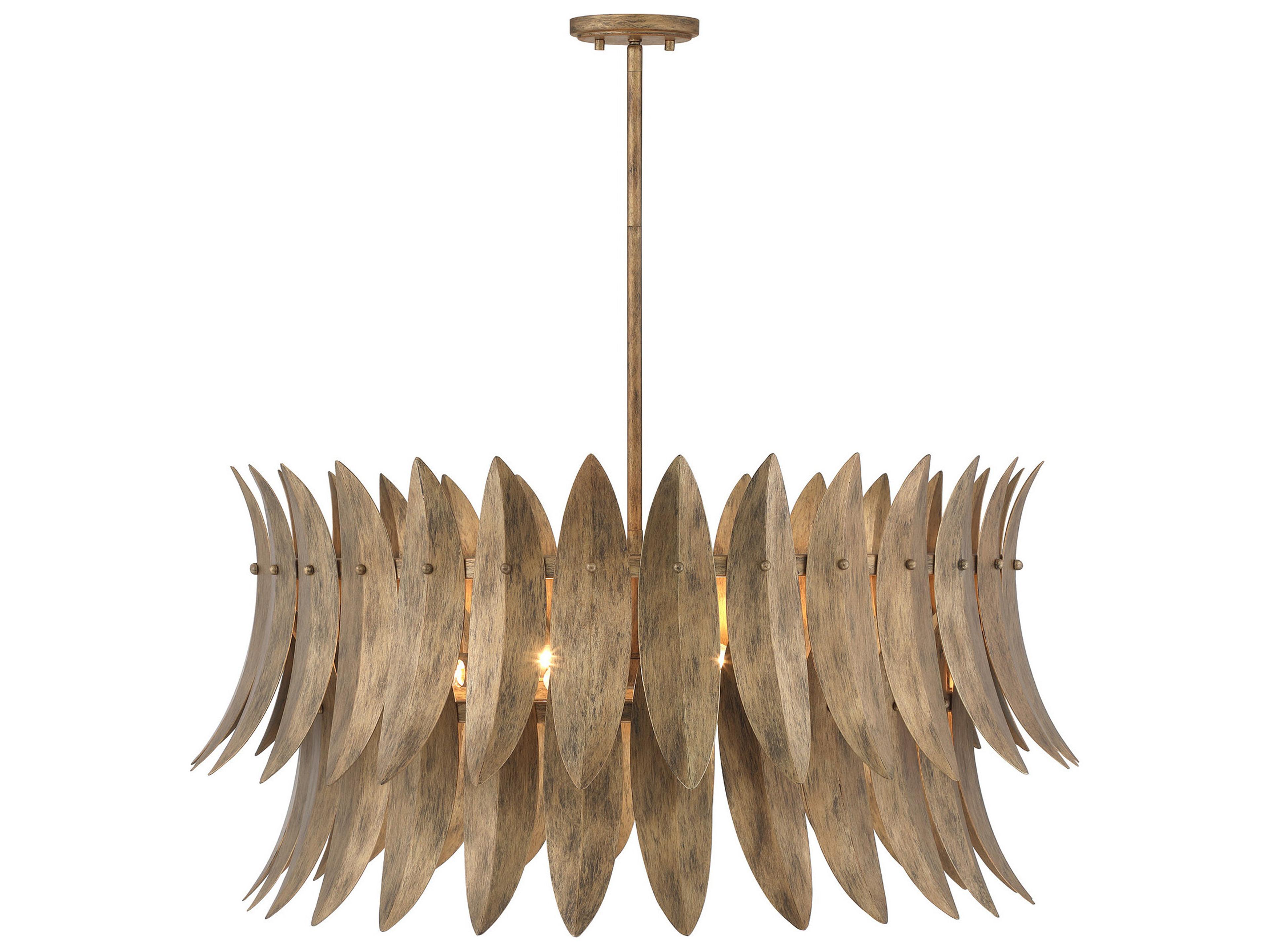 Sanctuary 8-Light Coronado Brown Pendant