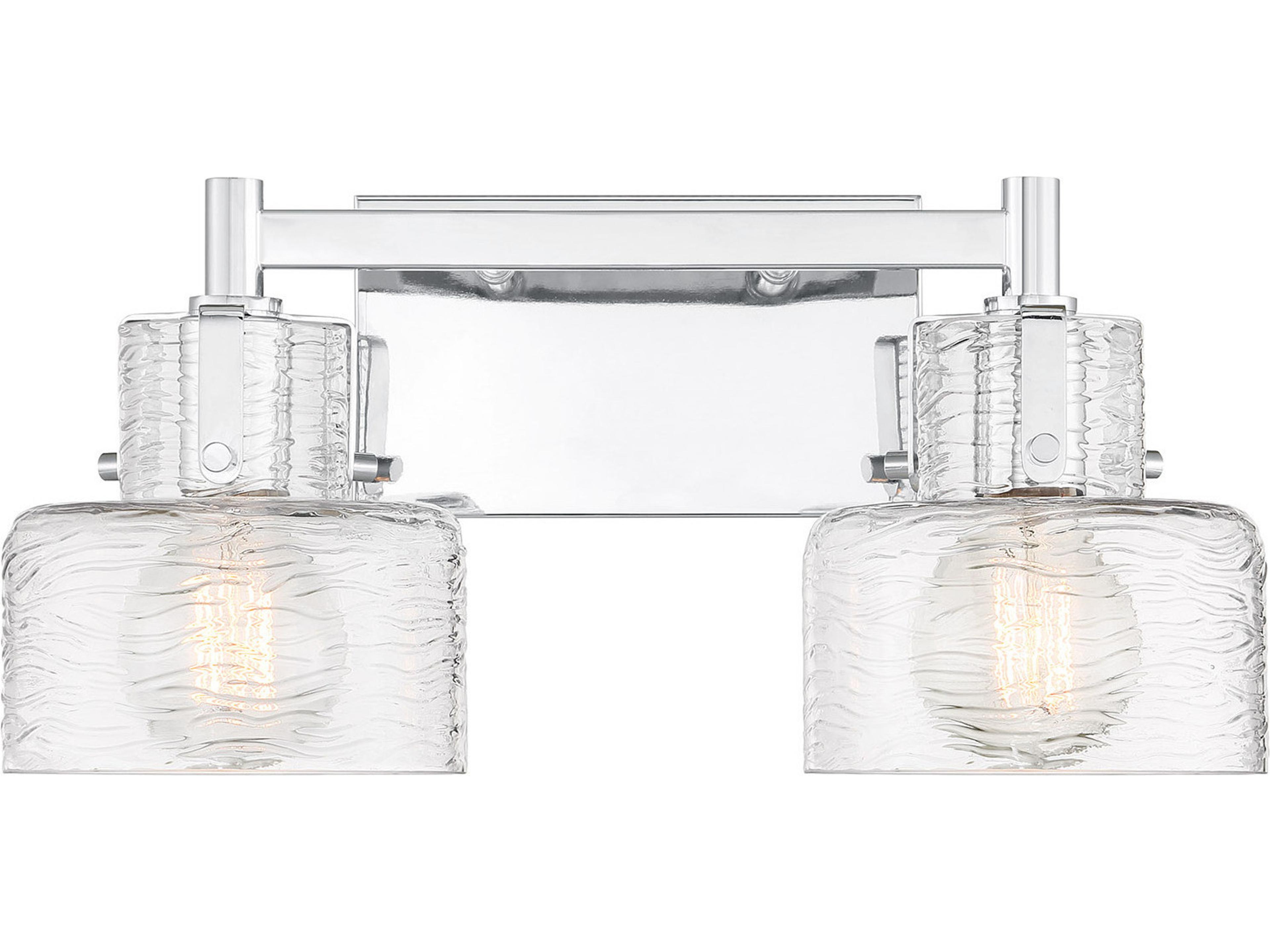 Dover 2-Light Chrome Vanity Light