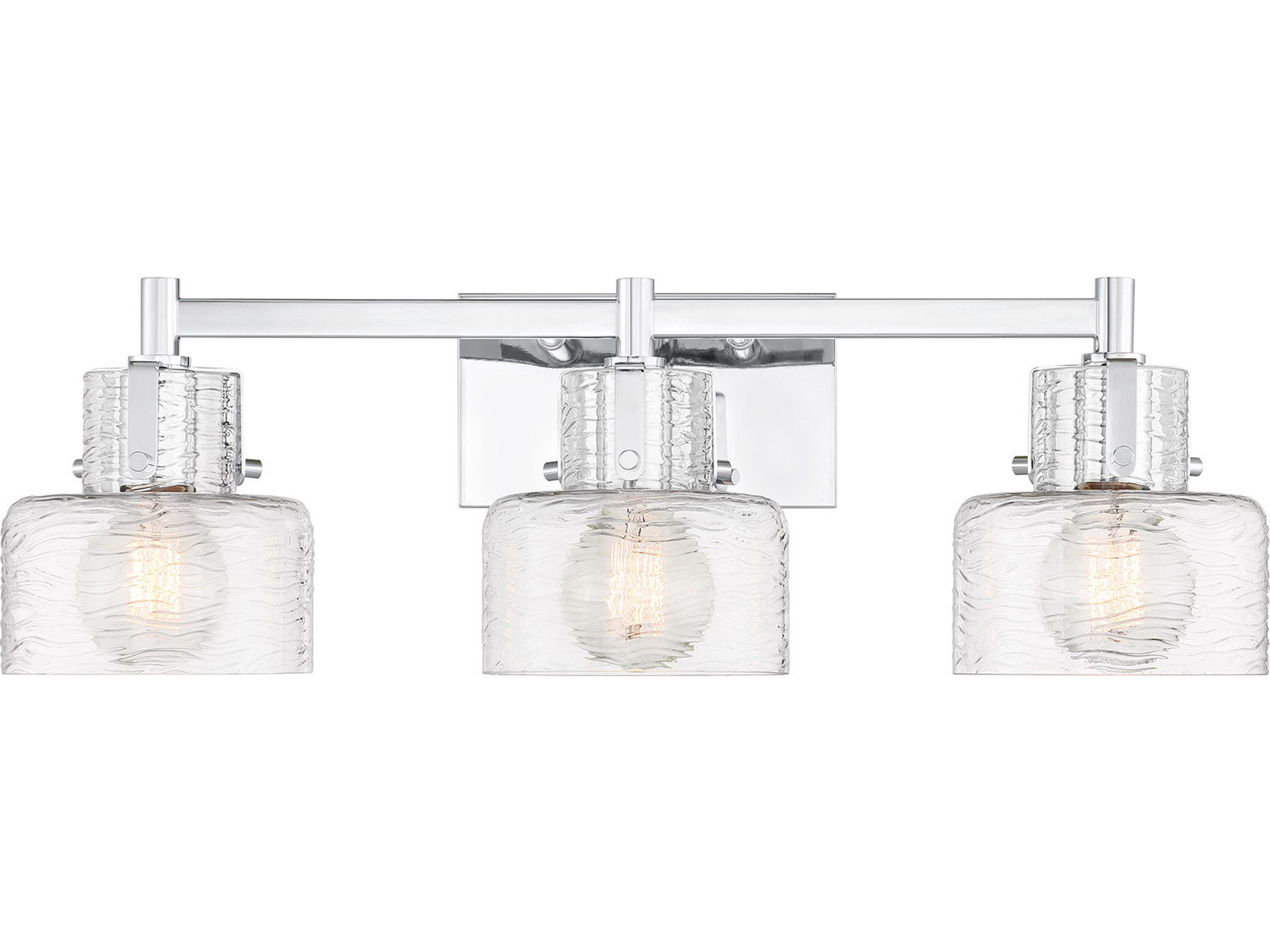 Dover 3-Light Chrome Vanity Light