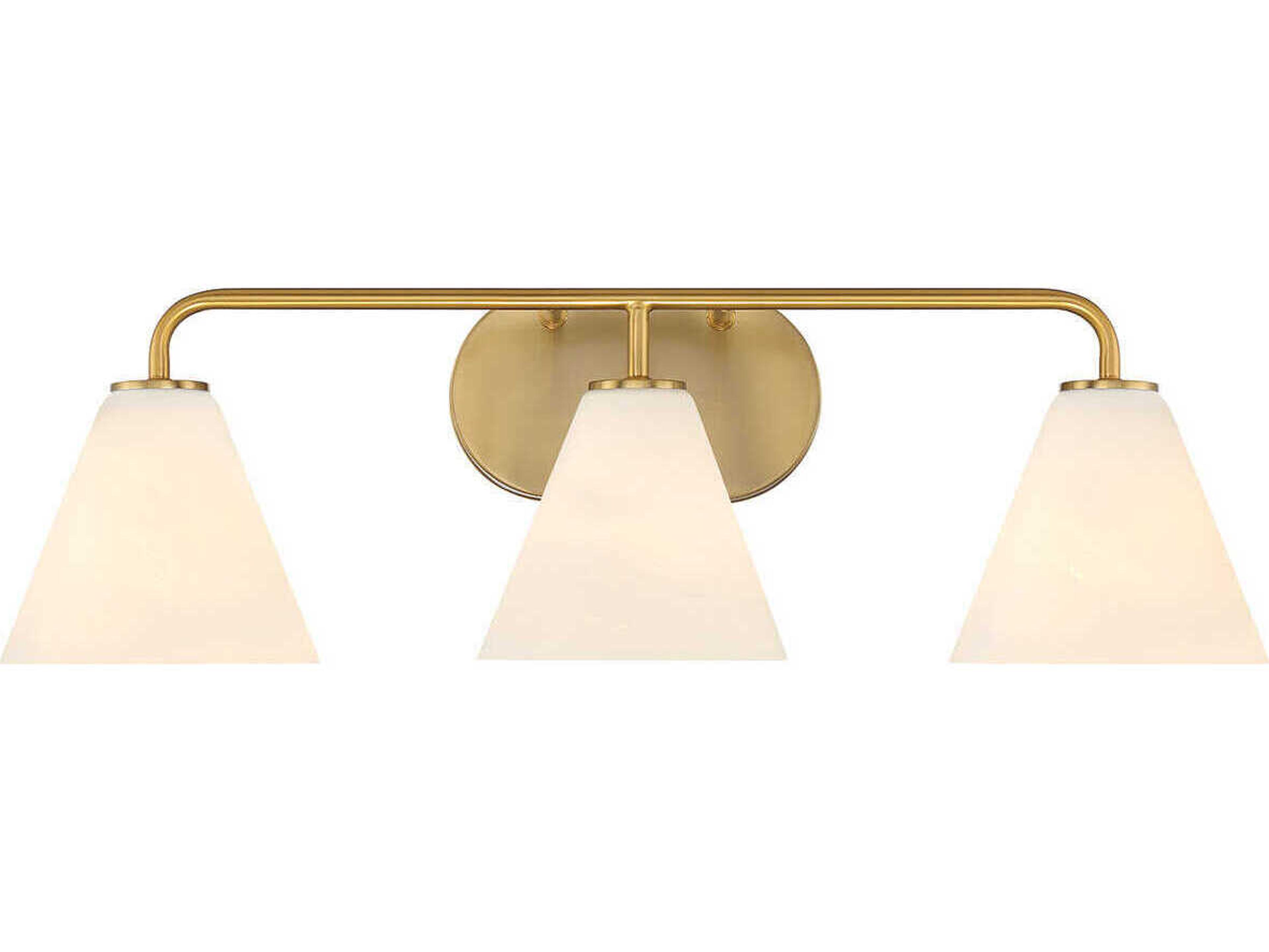 Blair 3-Light Warm Brass Vanity Light
