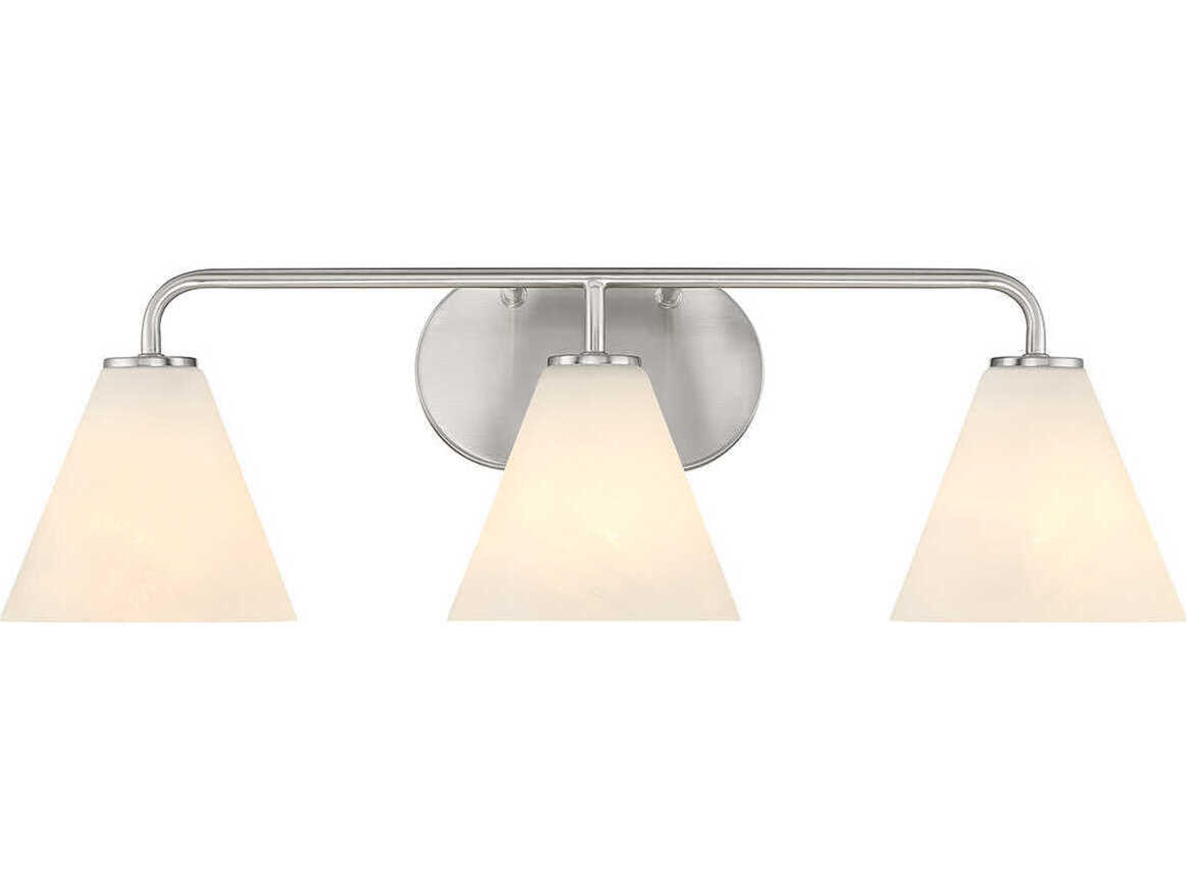 Blair 3-Light Satin Nickel Vanity Light