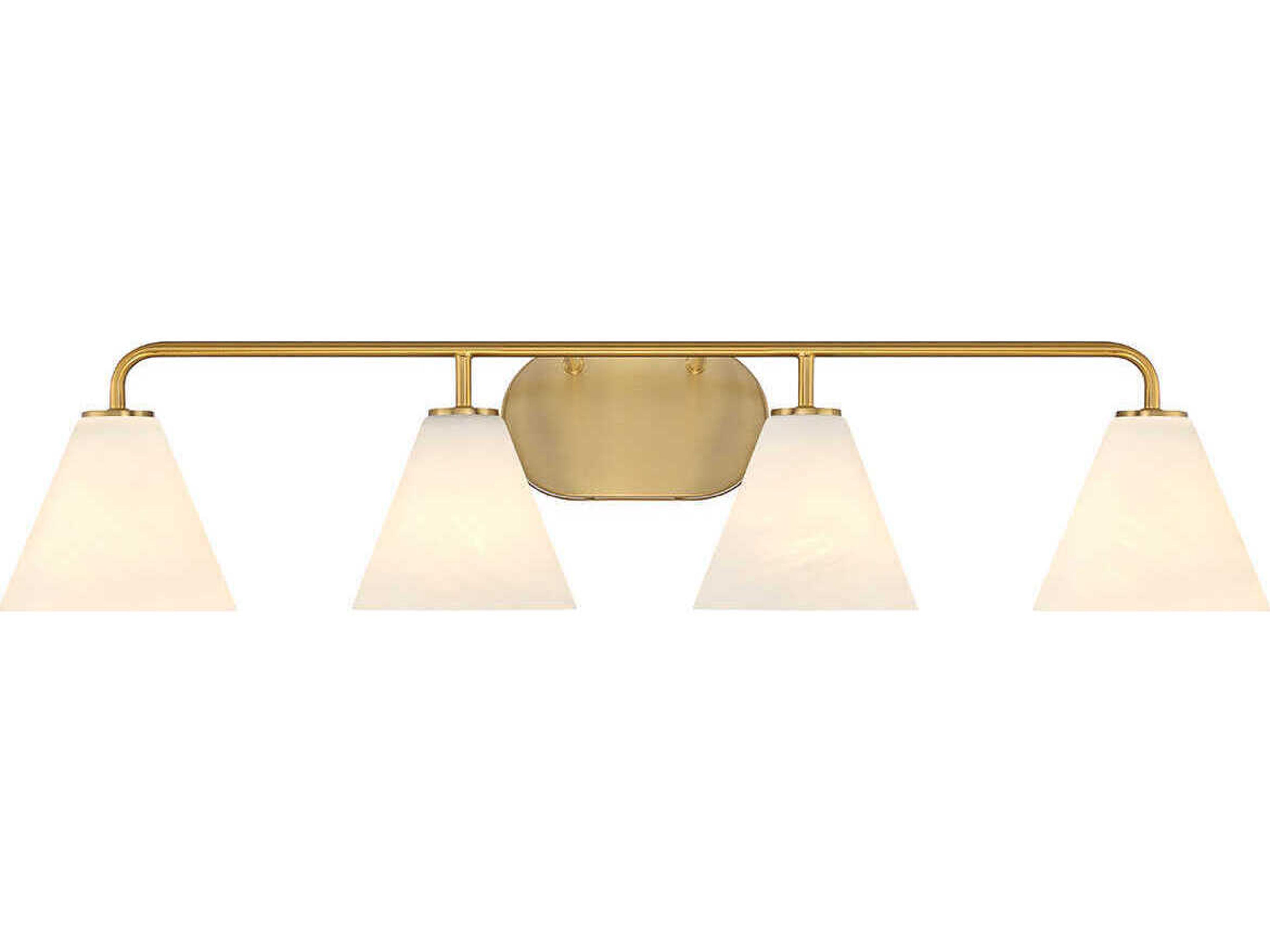 Blair 4-Light Warm Brass Vanity Light