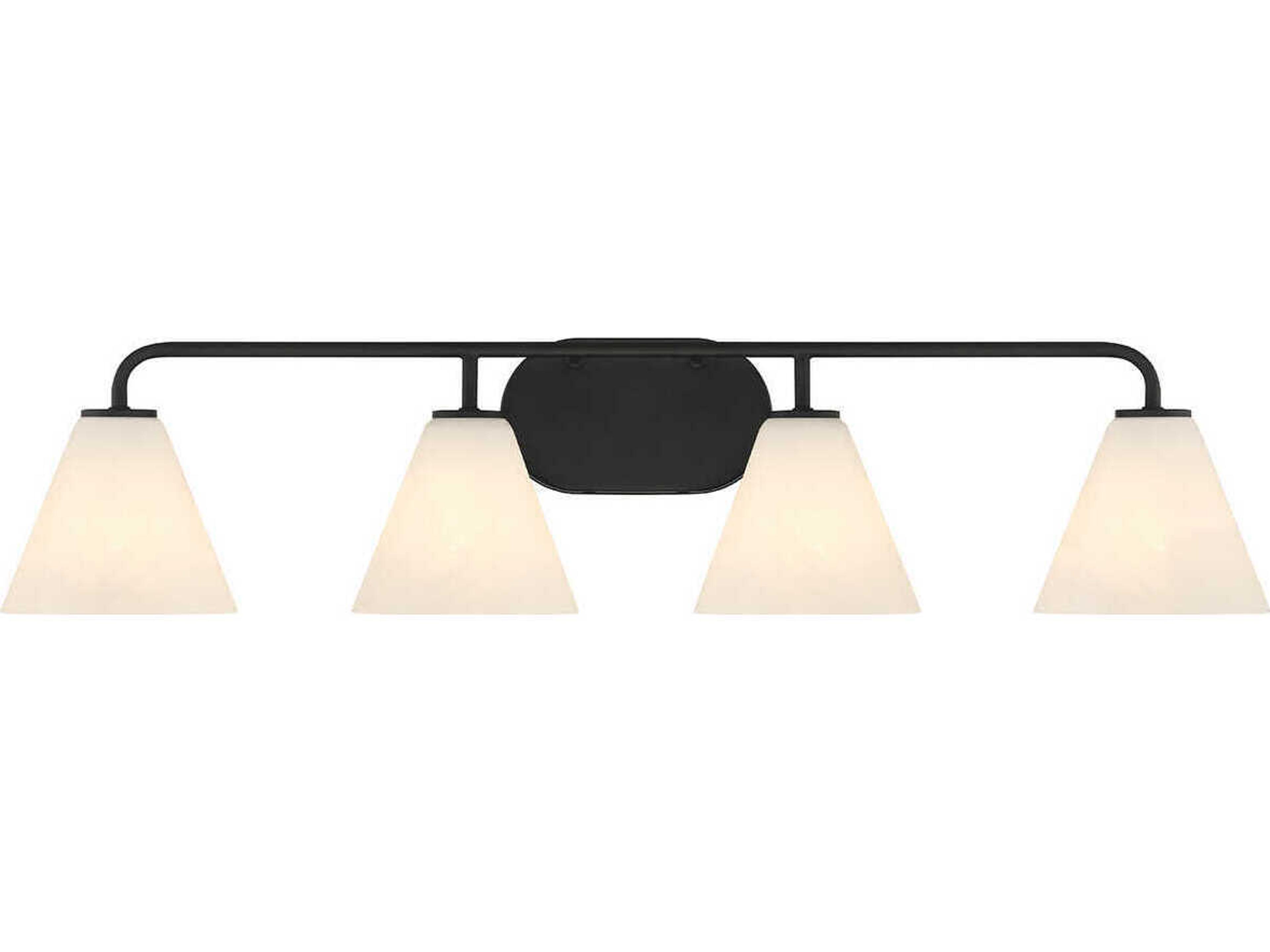 Blair 4-Light Matte Black Vanity Light