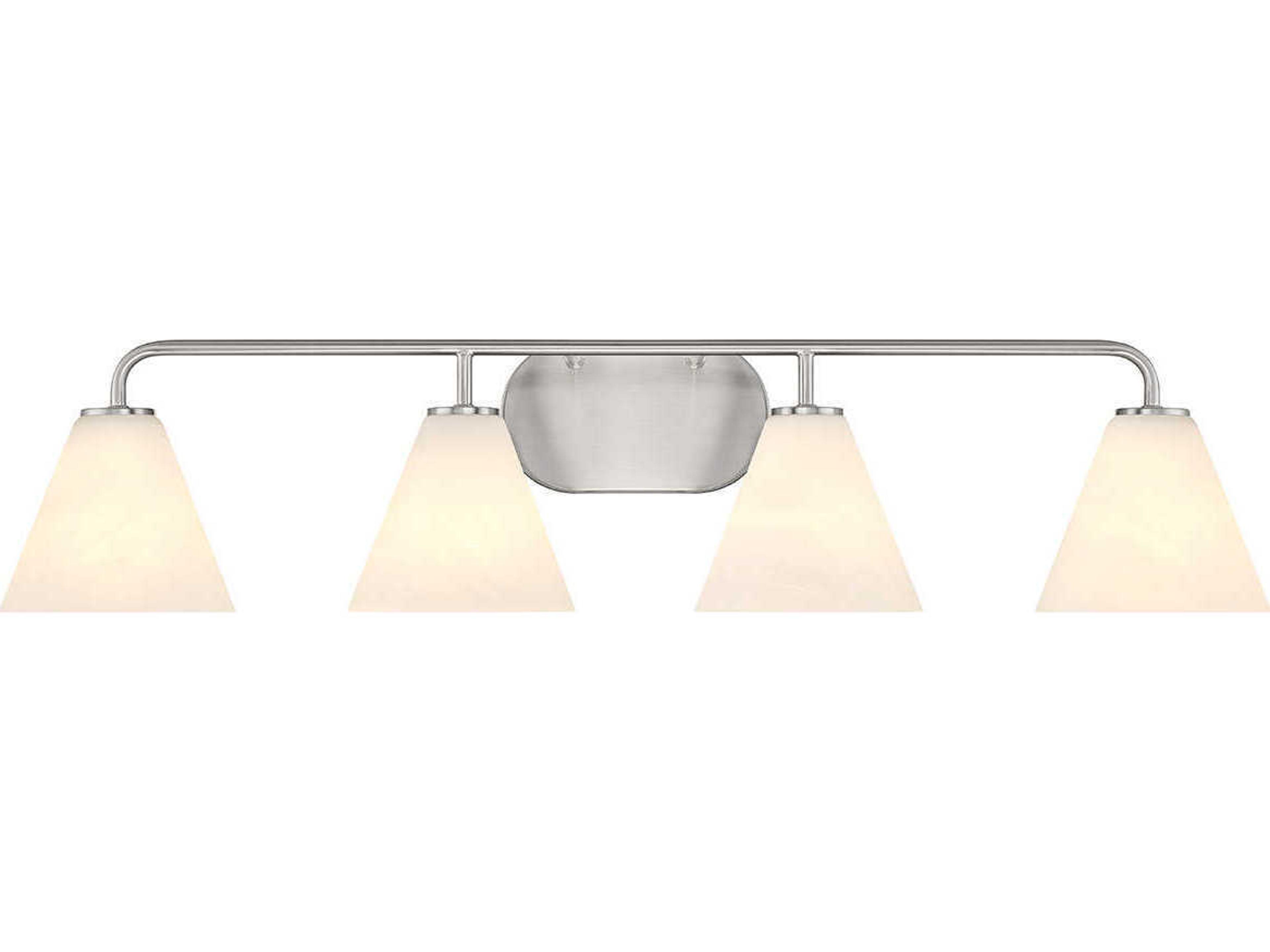 Blair 4-Light Satin Nickel Vanity Light