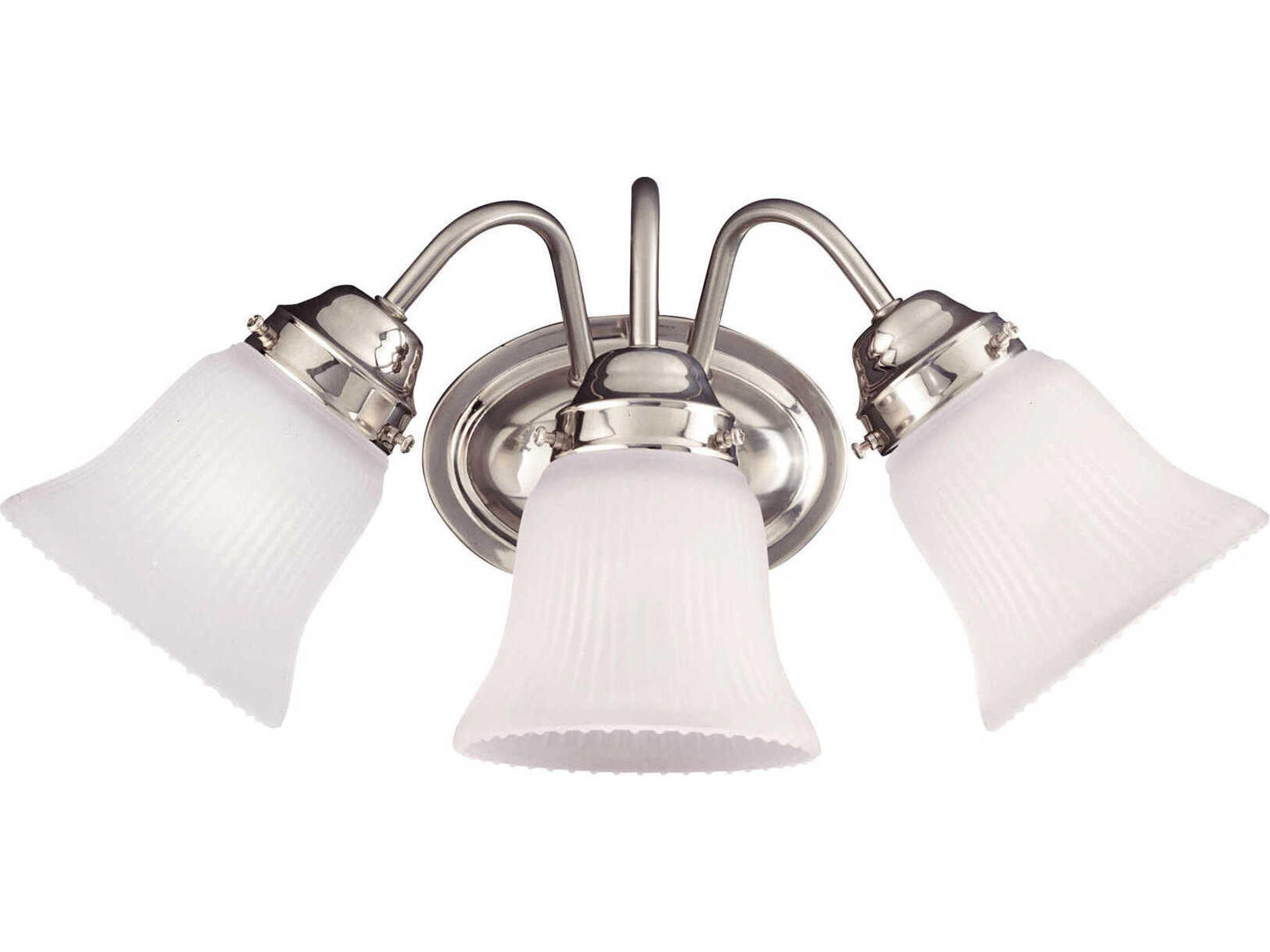 Brighton 3-Light Satin Nickel Vanity Light
