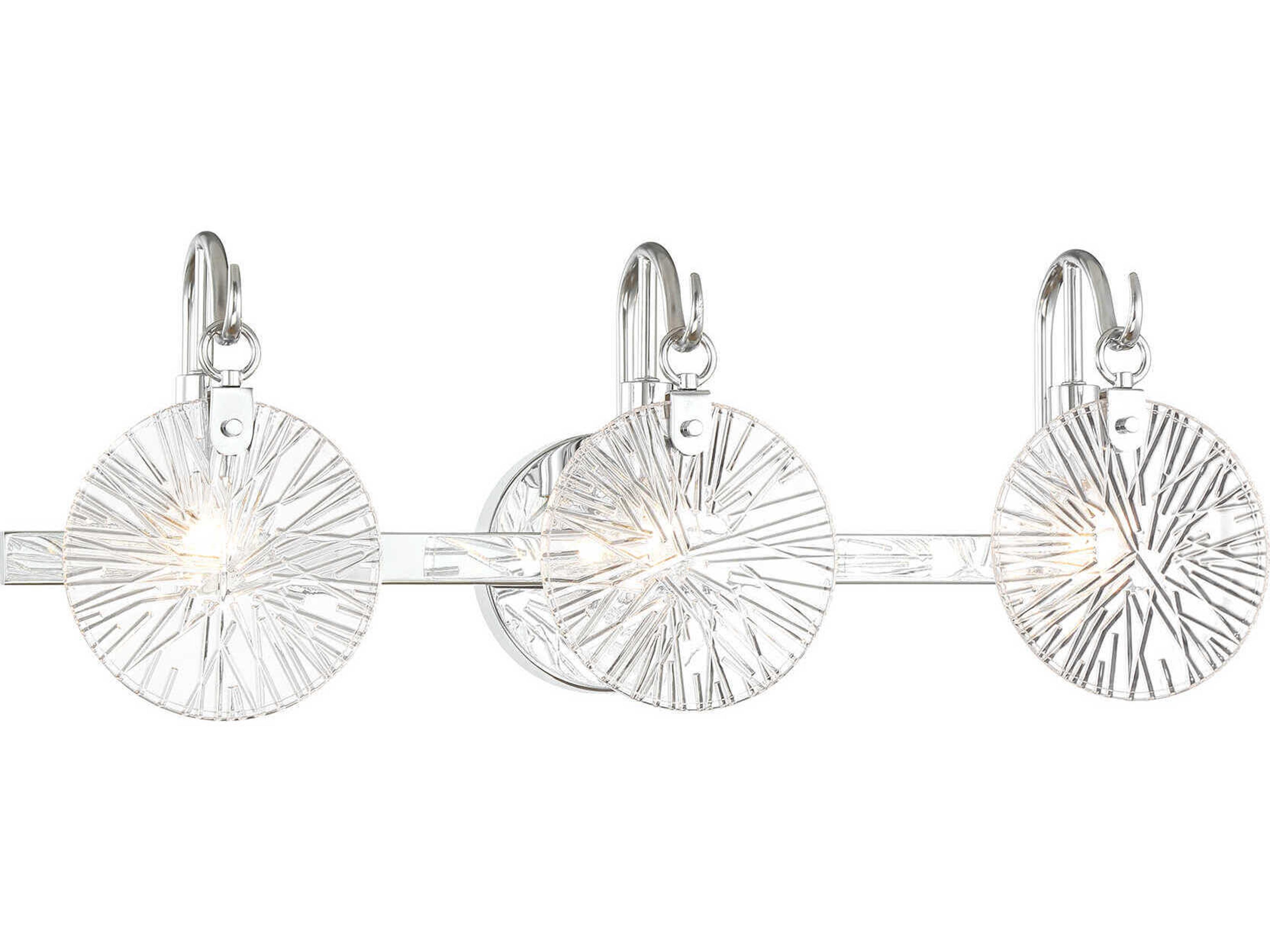 Savoy House Addison 3-Light Polished Chrome Vanity Light