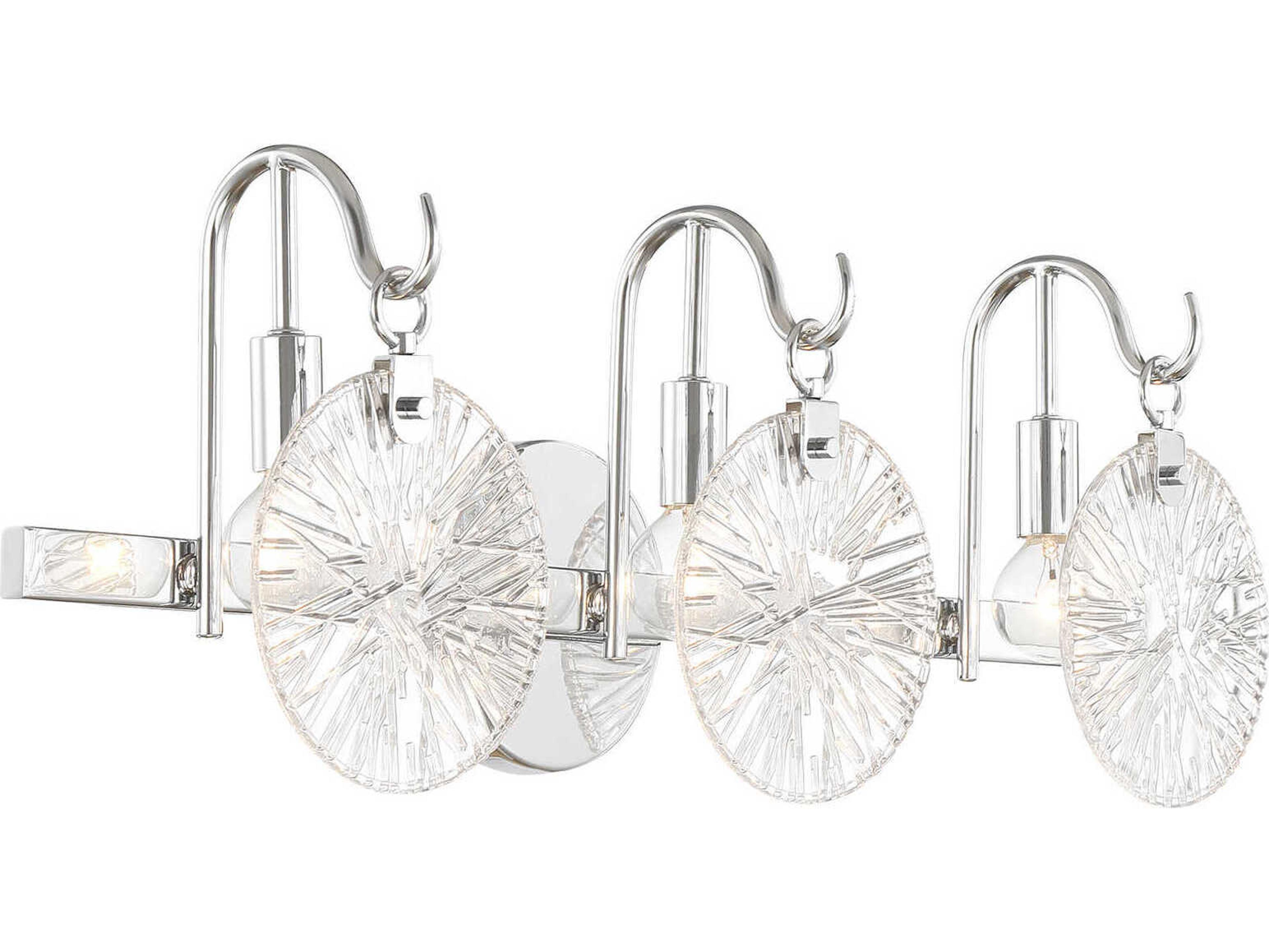 Savoy House Addison 3-Light Polished Chrome Vanity Light