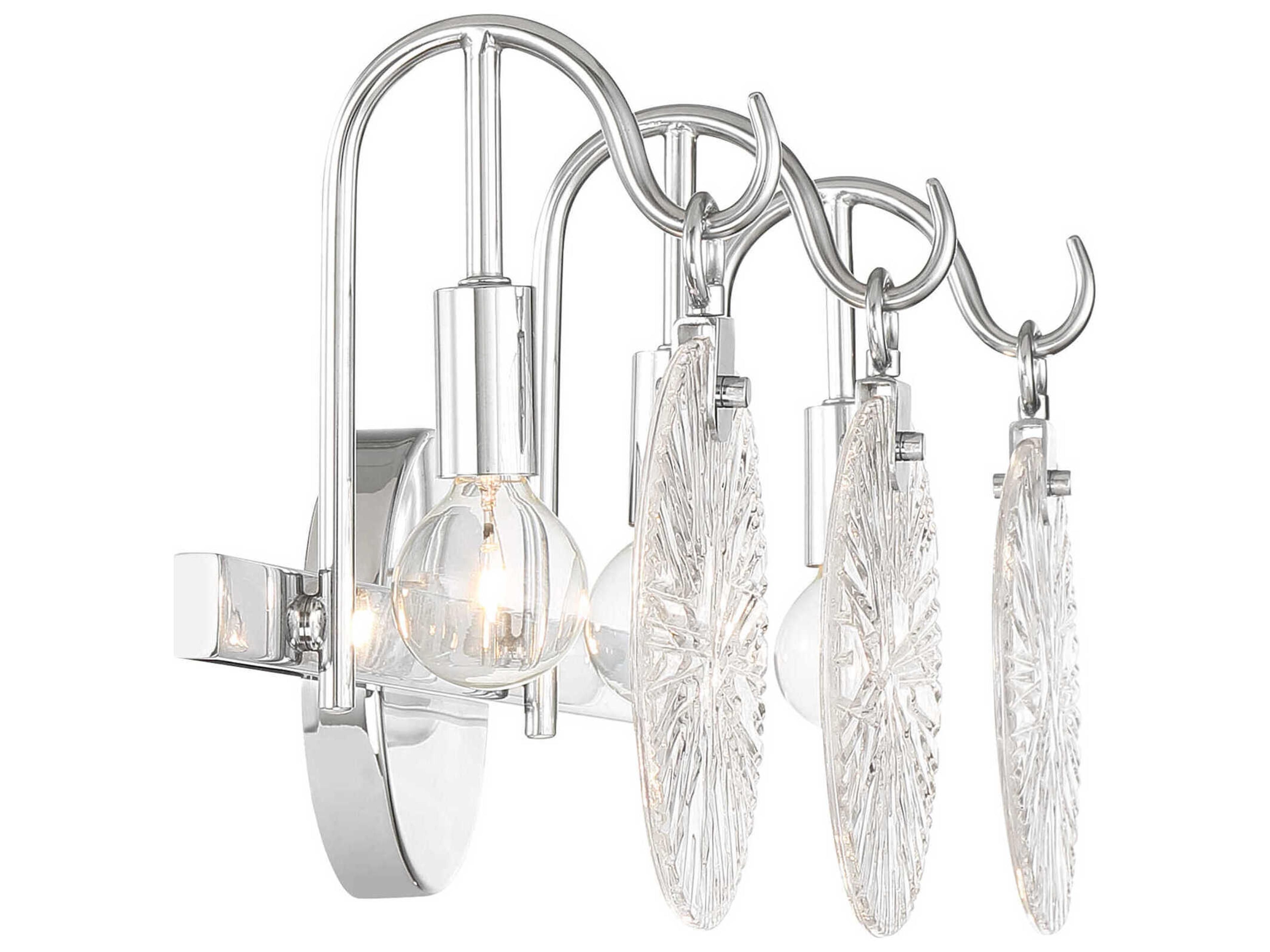 Savoy House Addison 3-Light Polished Chrome Vanity Light