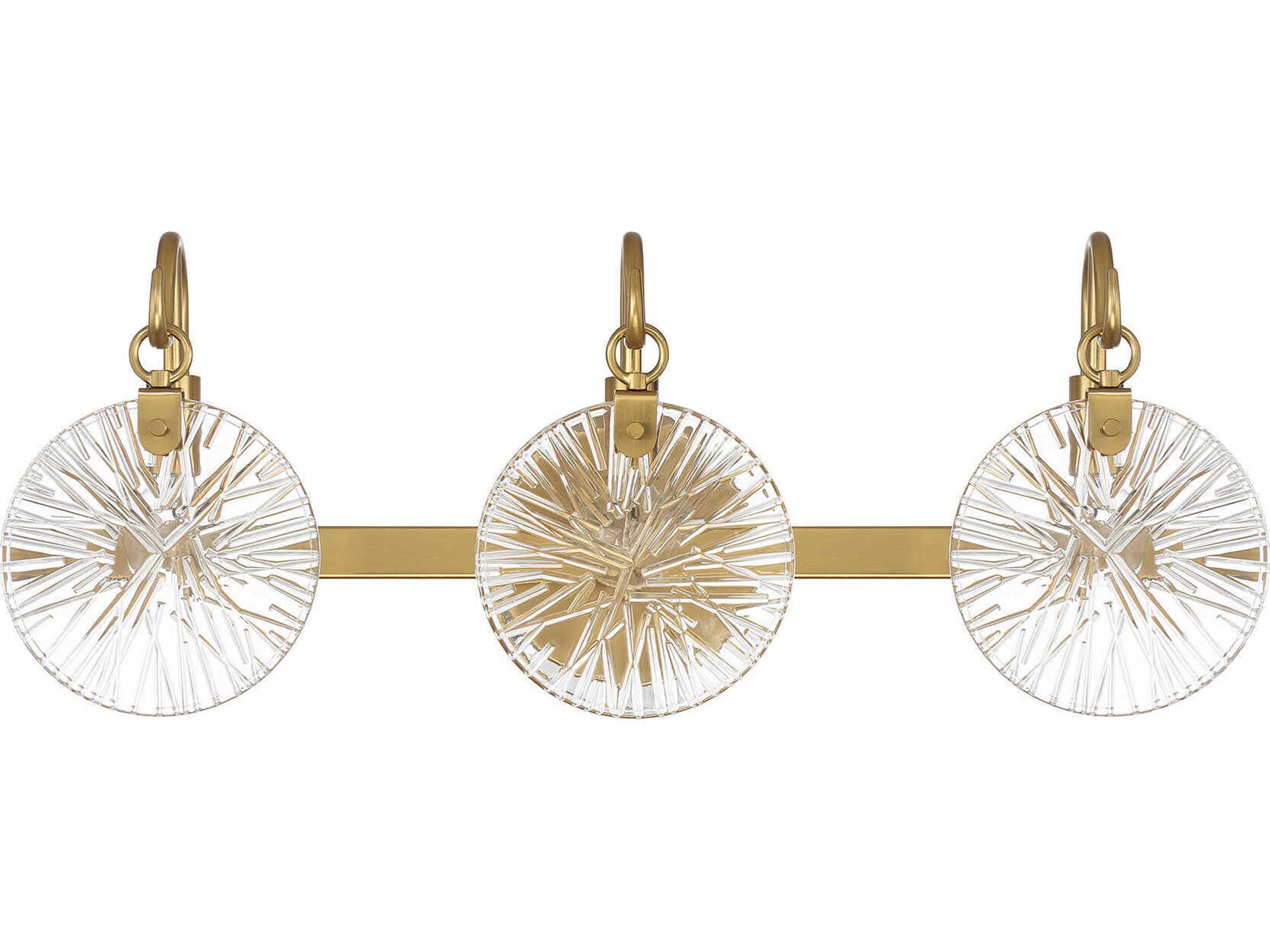 Savoy House Addison 3-Light Warm Brass Vanity Light