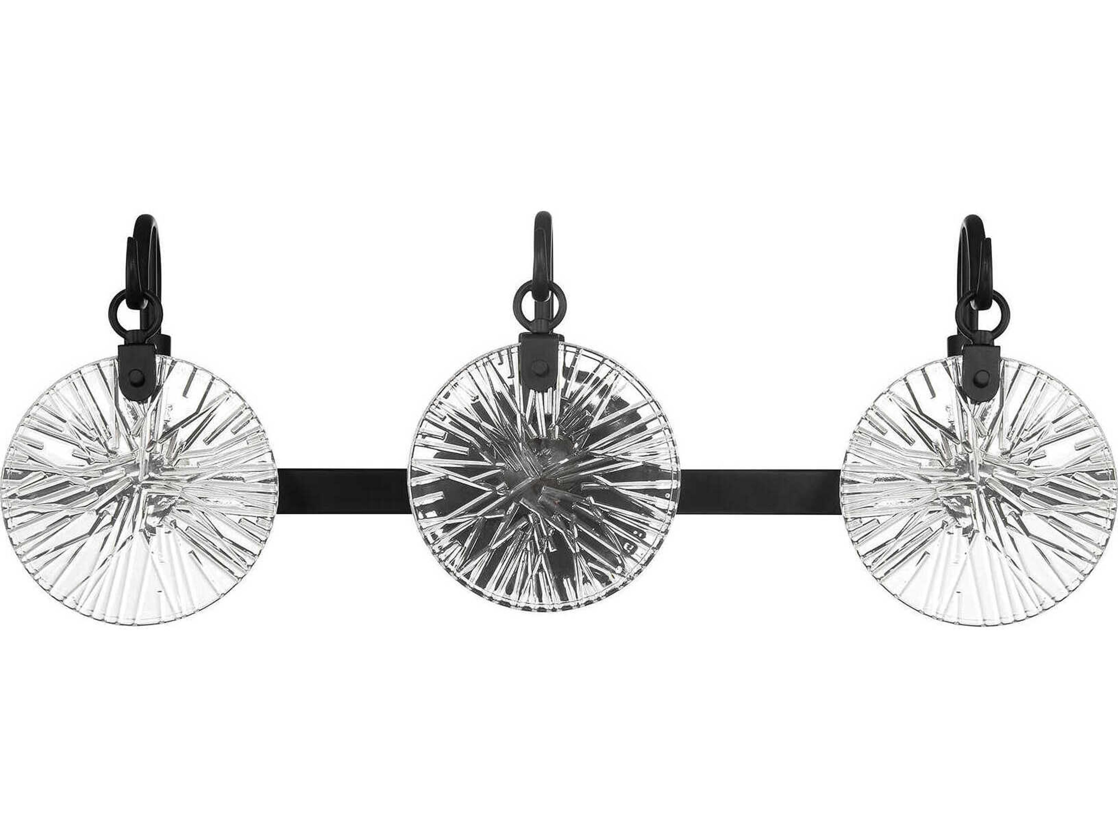 Savoy House Addison 3-Light Matte Black Vanity Light