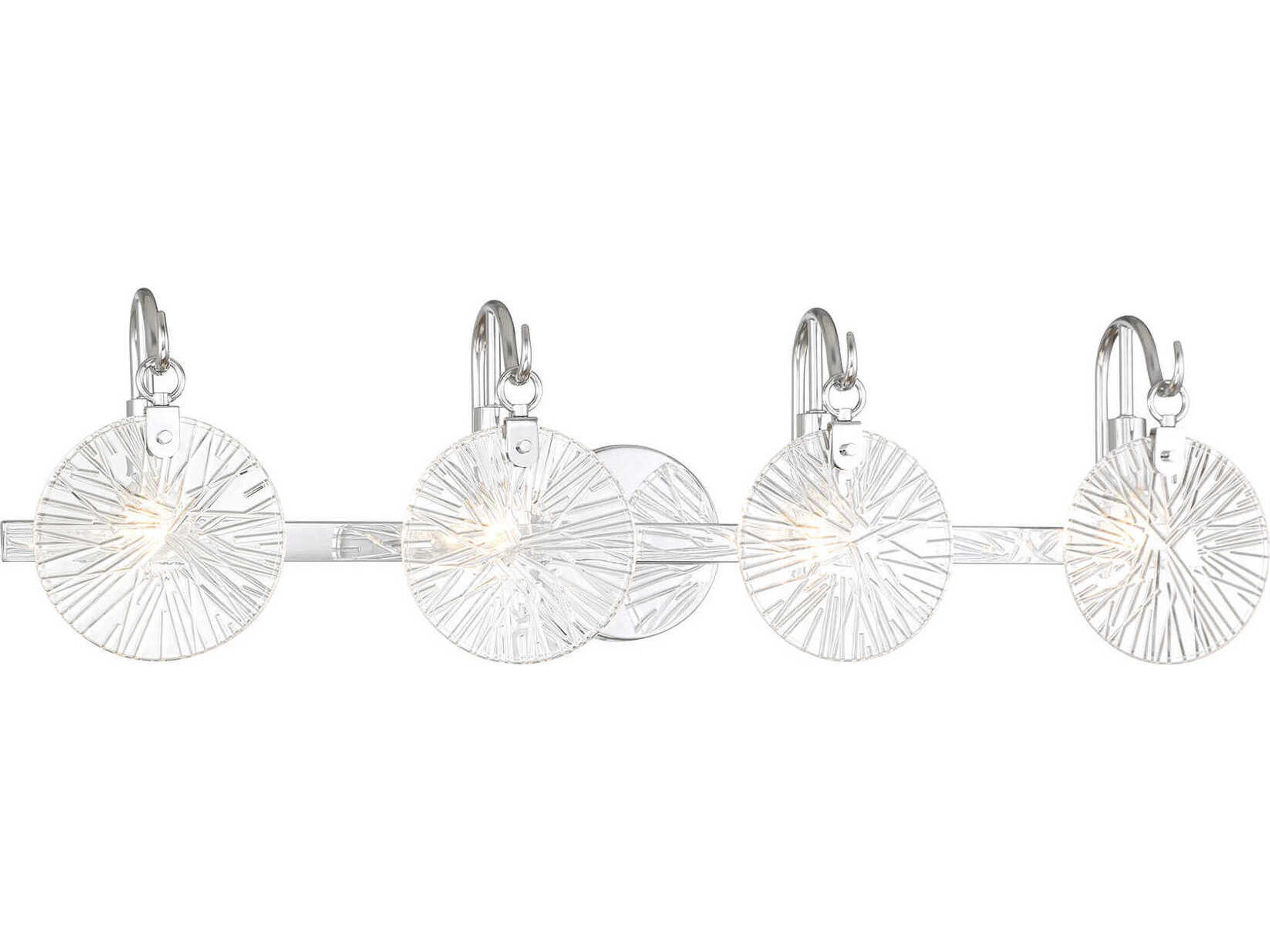 Savoy House Addison 4-Light Polished Chrome Vanity Light