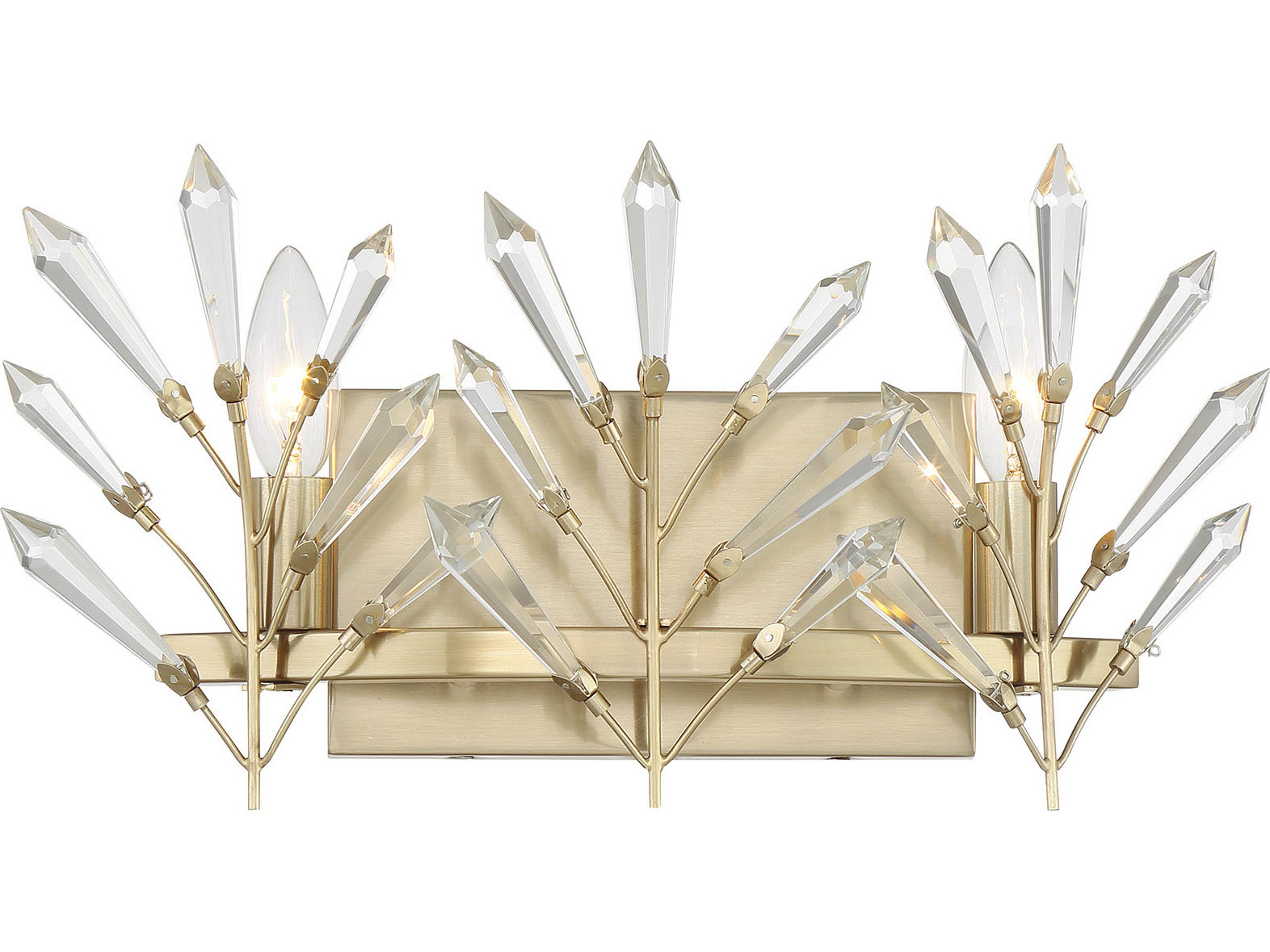 Orianna 2-Light Noble Brass Vanity Light