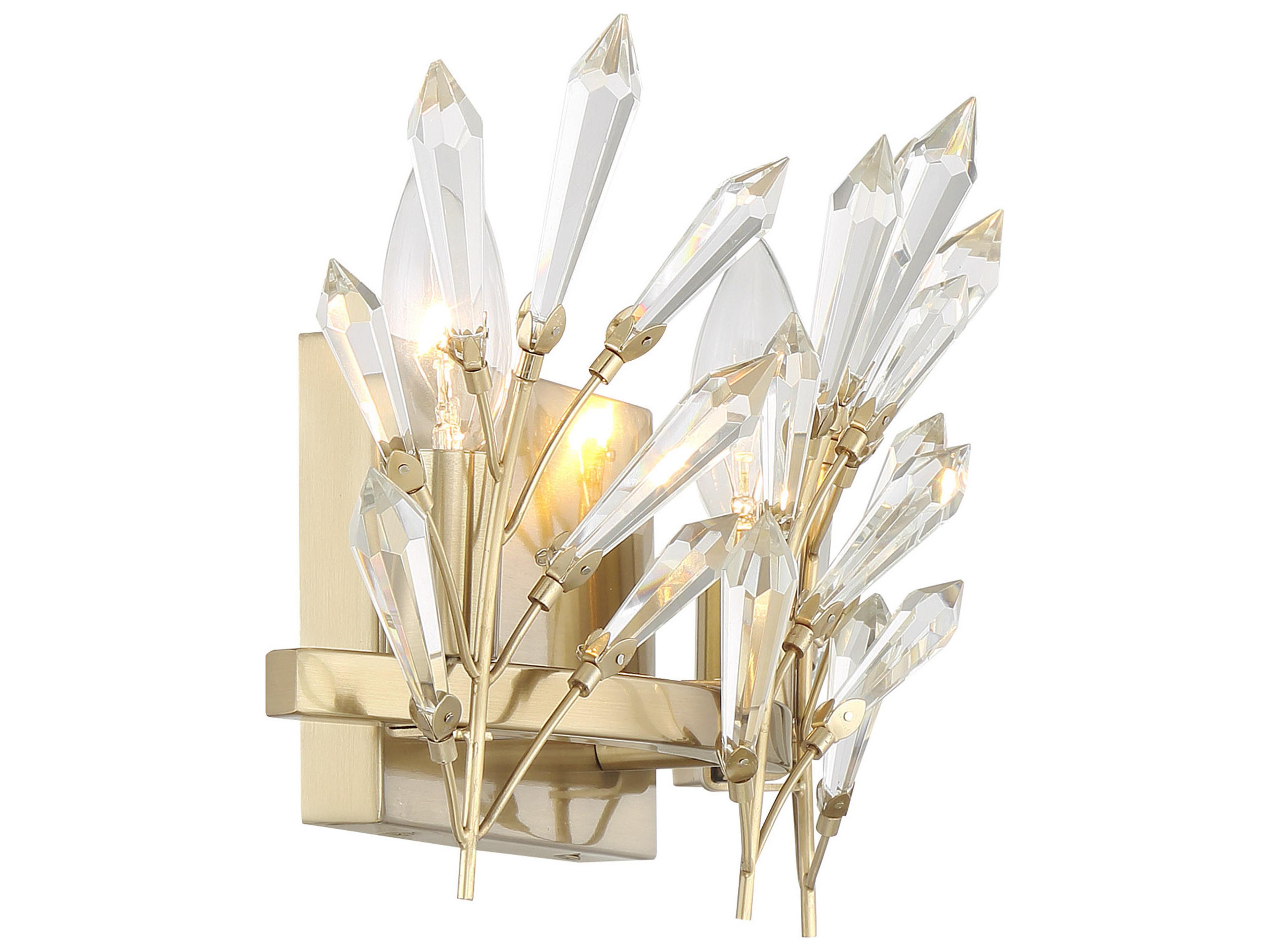 Savoy House Orianna 2-Light Noble Brass Vanity Light