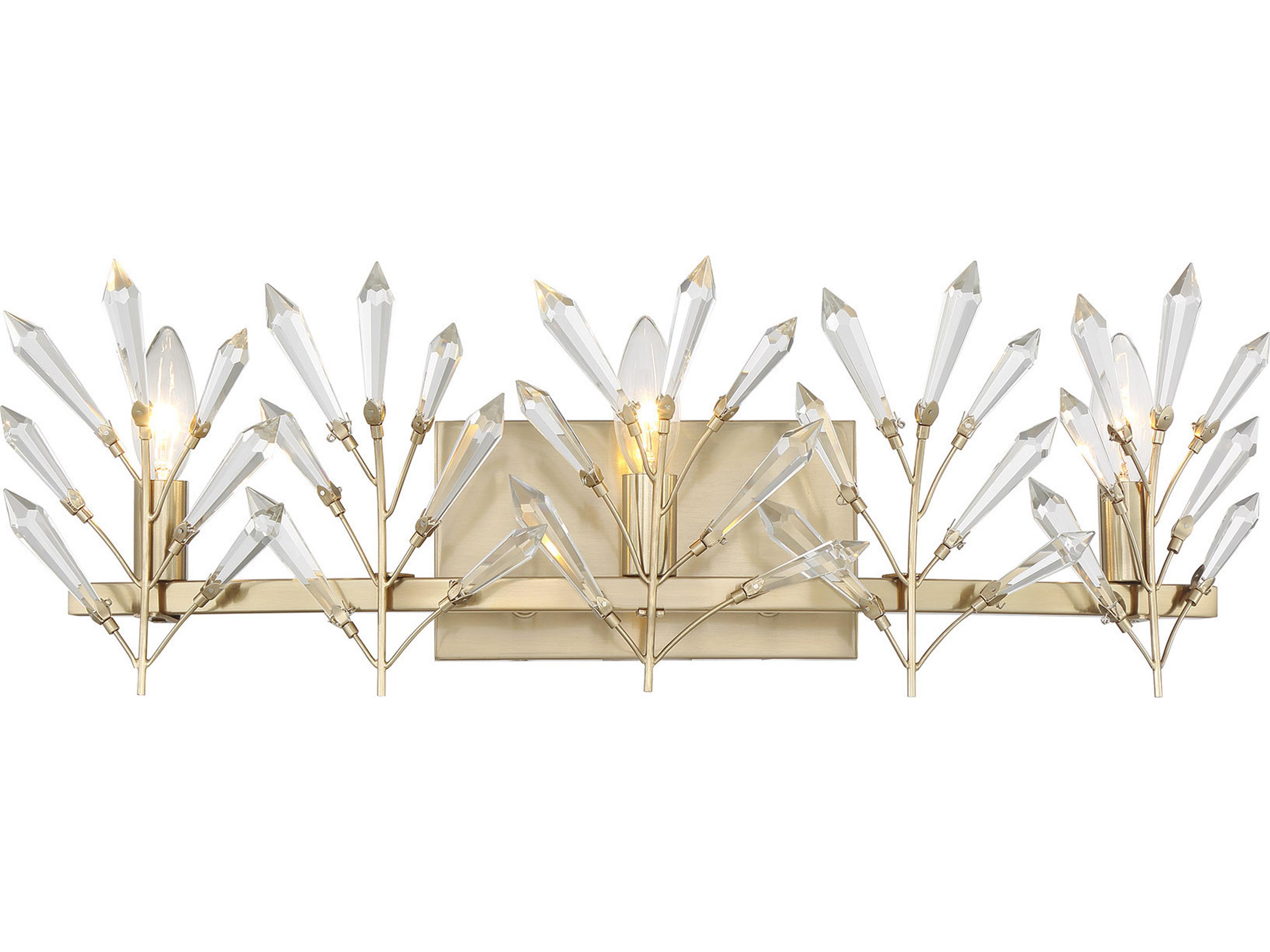 Orianna 3-Light Noble Brass Vanity Light