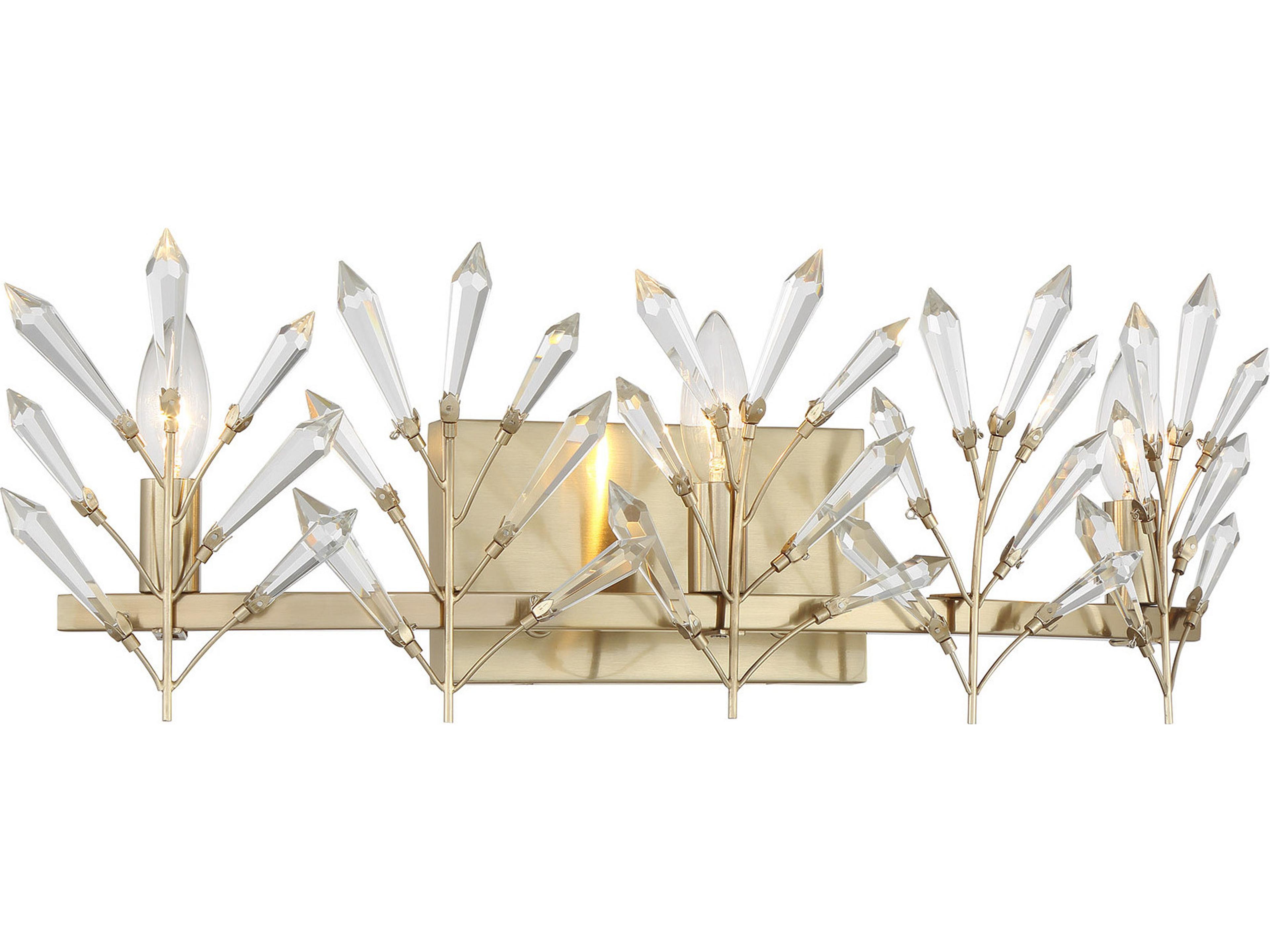 Savoy House Orianna 3-Light Noble Brass Vanity Light