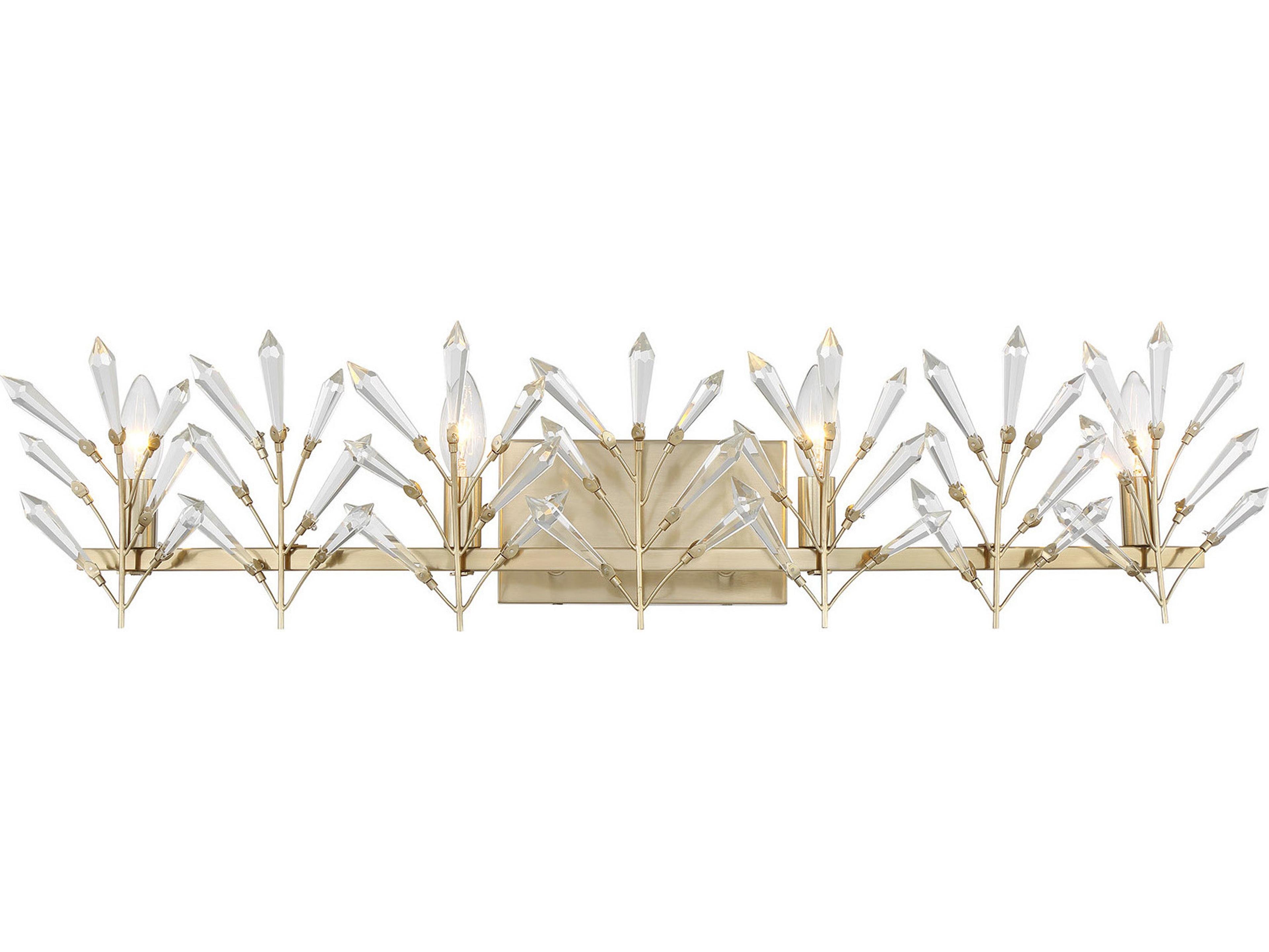 Orianna 4-Light Noble Brass Vanity Light