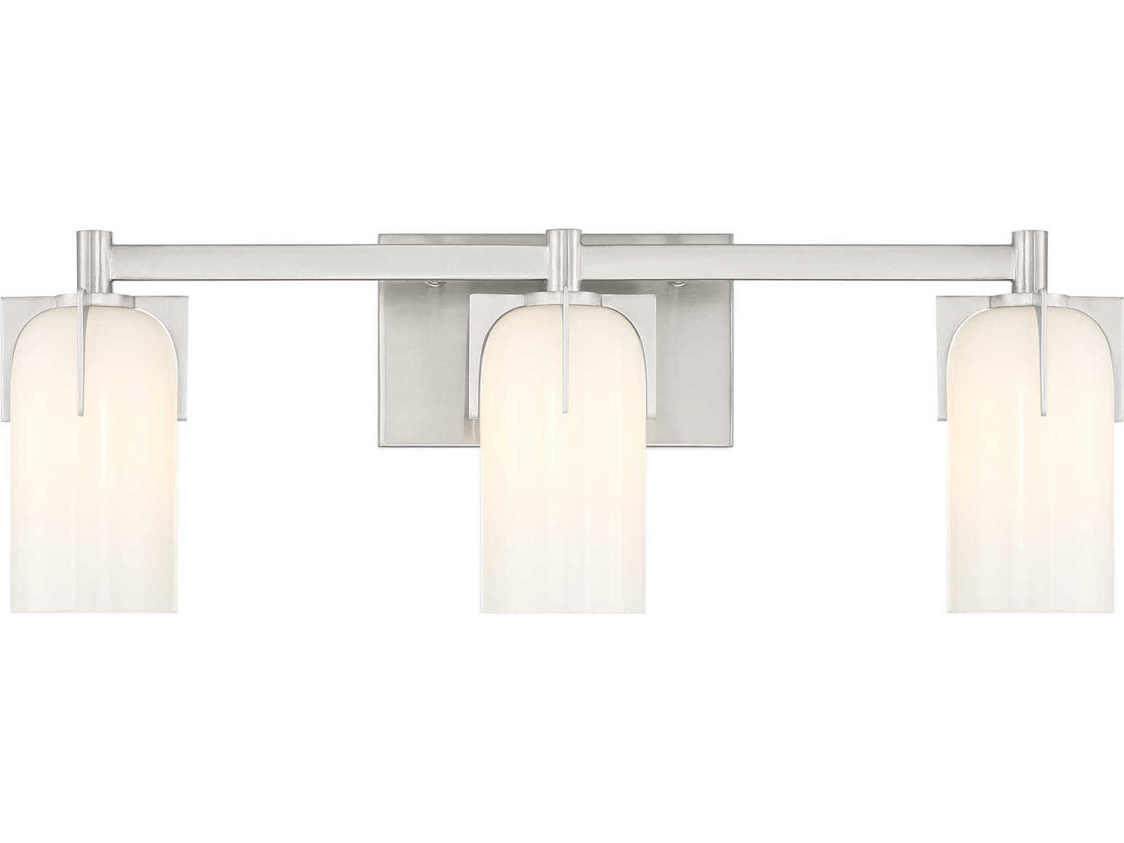 Caldwell 3-Light Satin Nickel Vanity Light