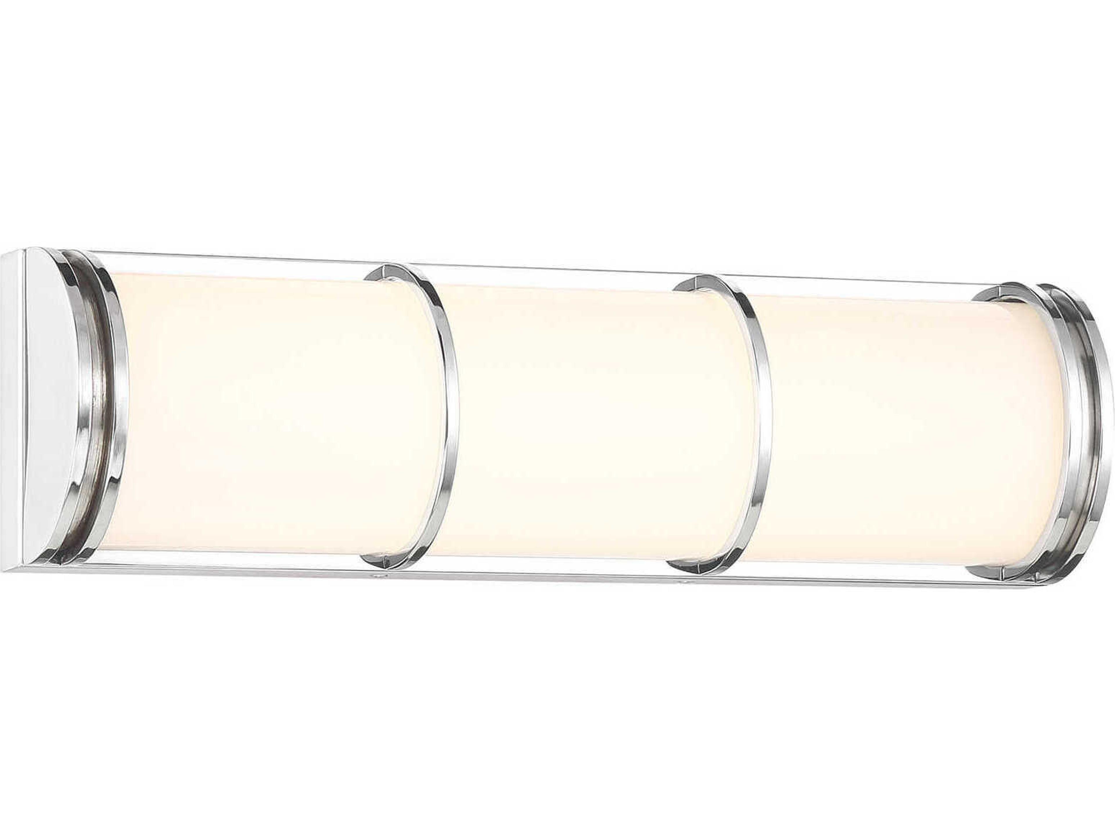 Harper Chrome polished Nickel Vanity Light