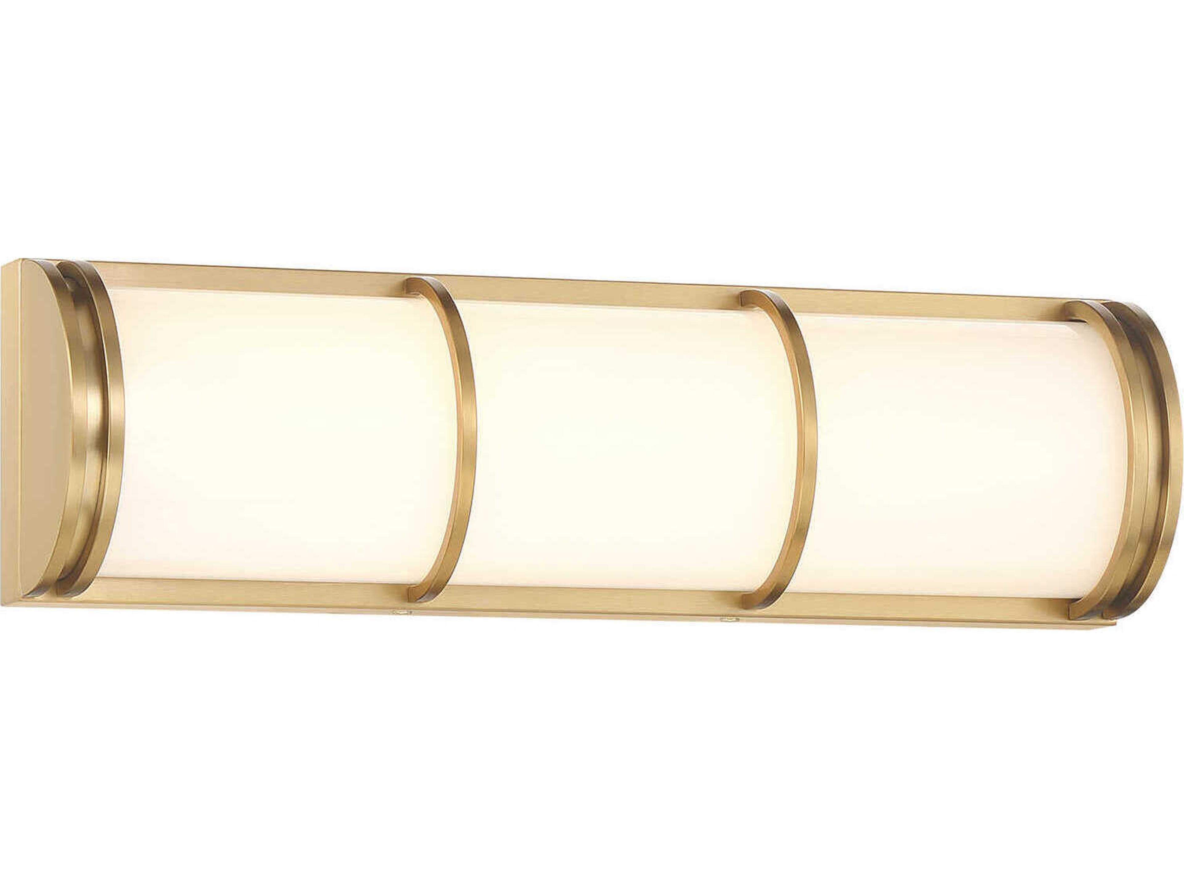 Harper Warm Brass Vanity Light