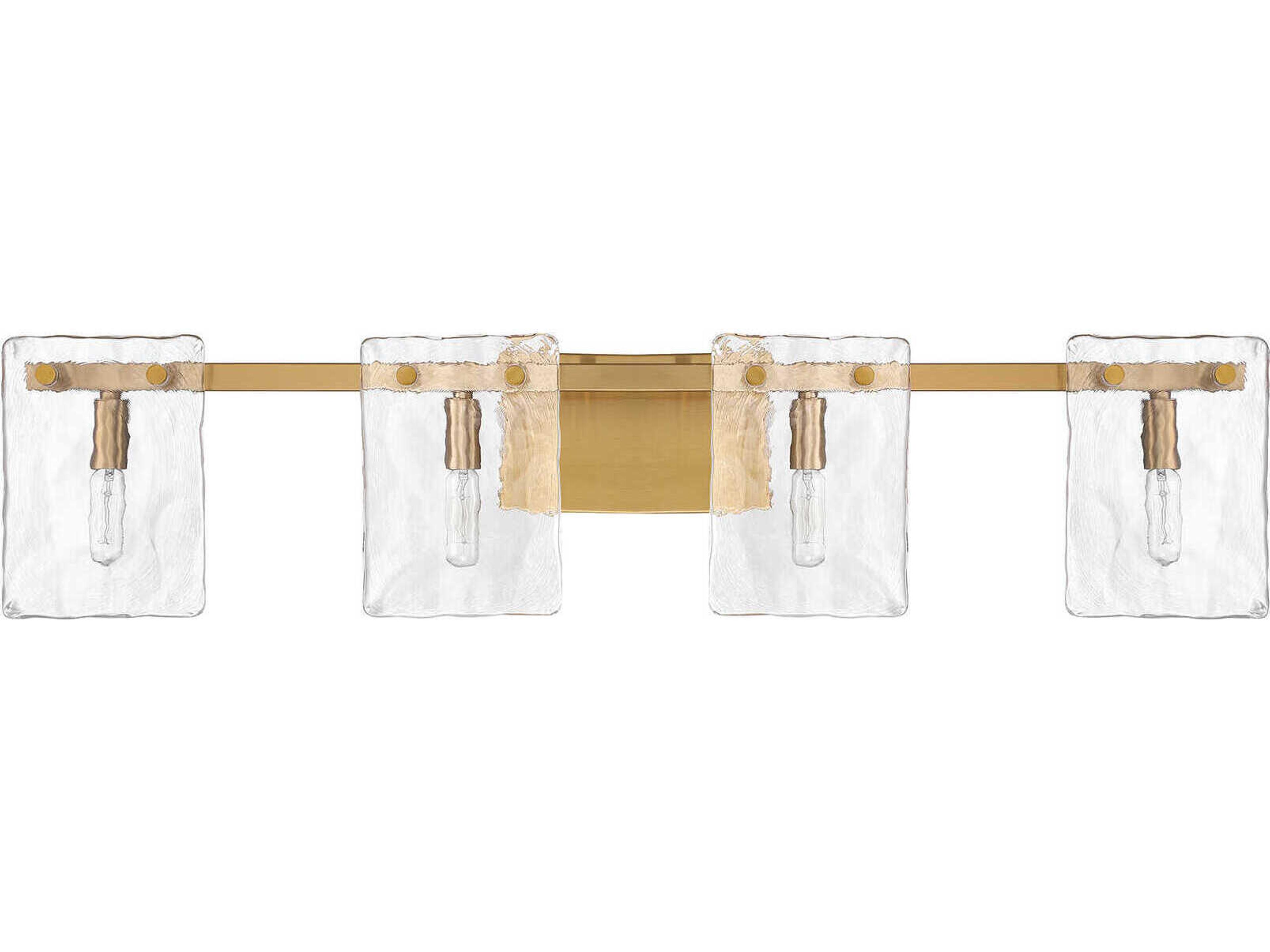Savoy House Genry 4-Light Warm Brass Vanity Light