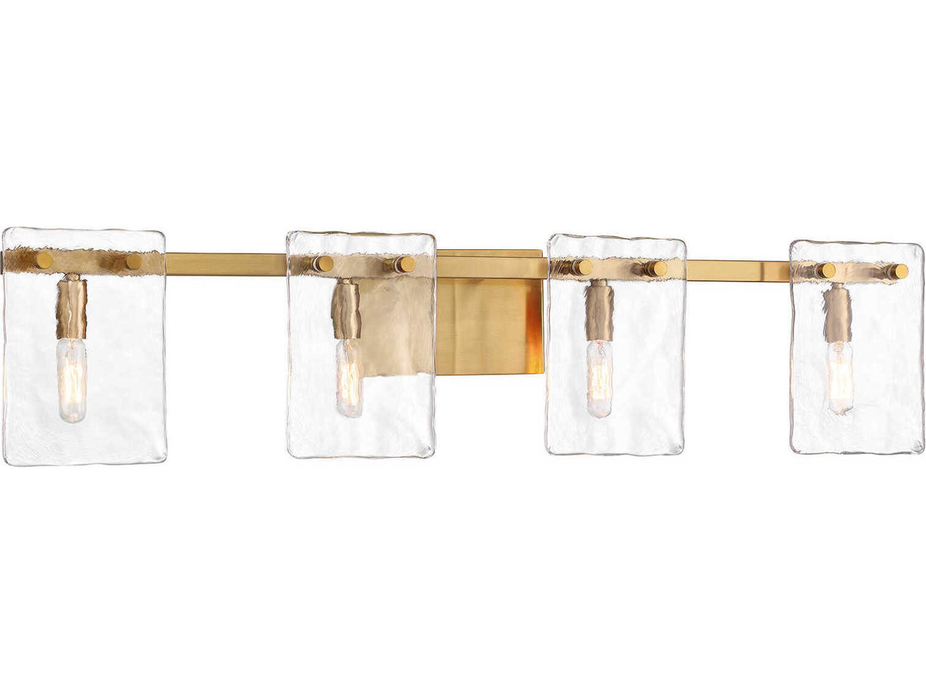 Savoy House Genry 4-Light Warm Brass Vanity Light