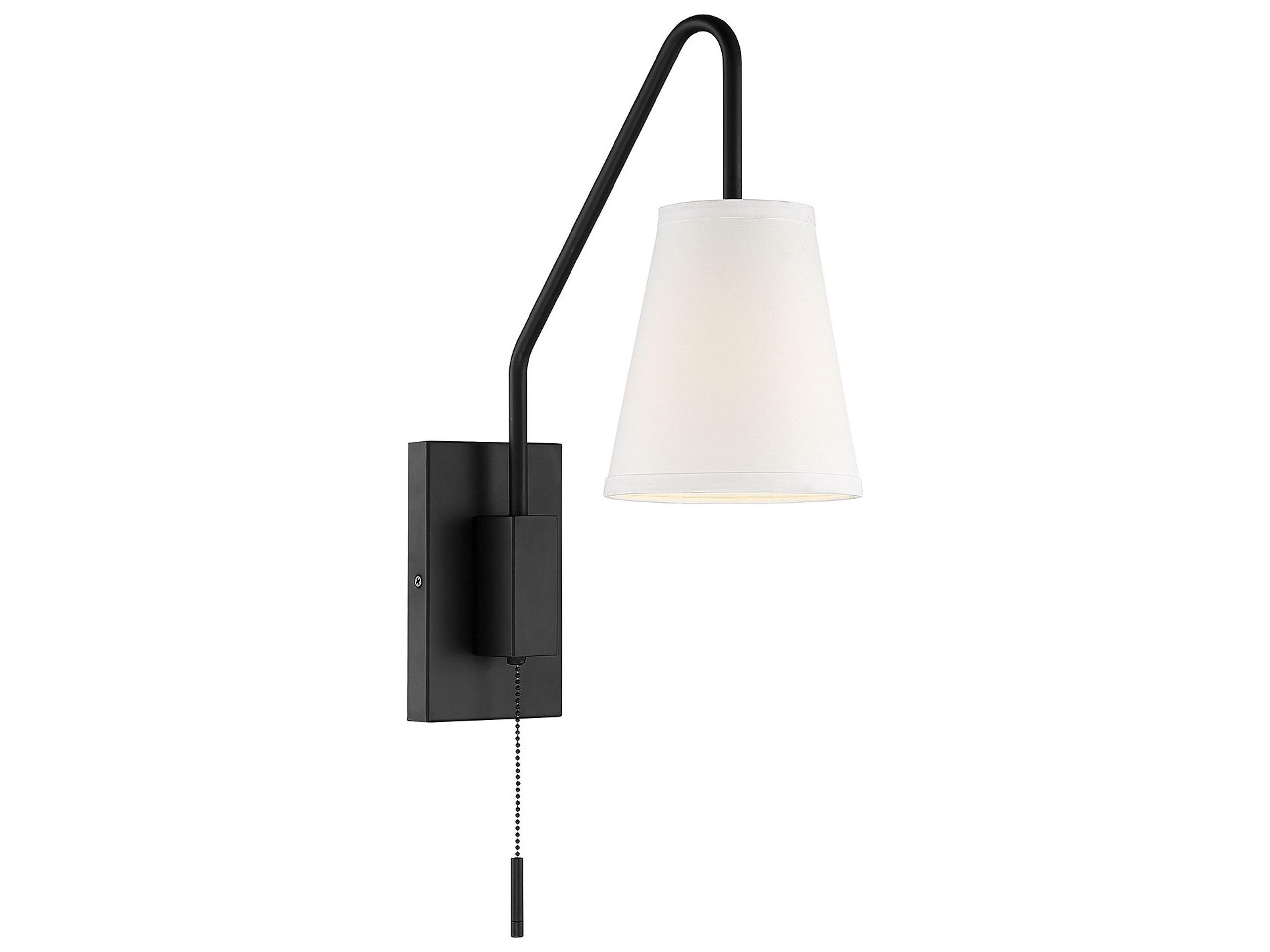 Savoy House Owen 1-Light Matte Black Wall Sconce