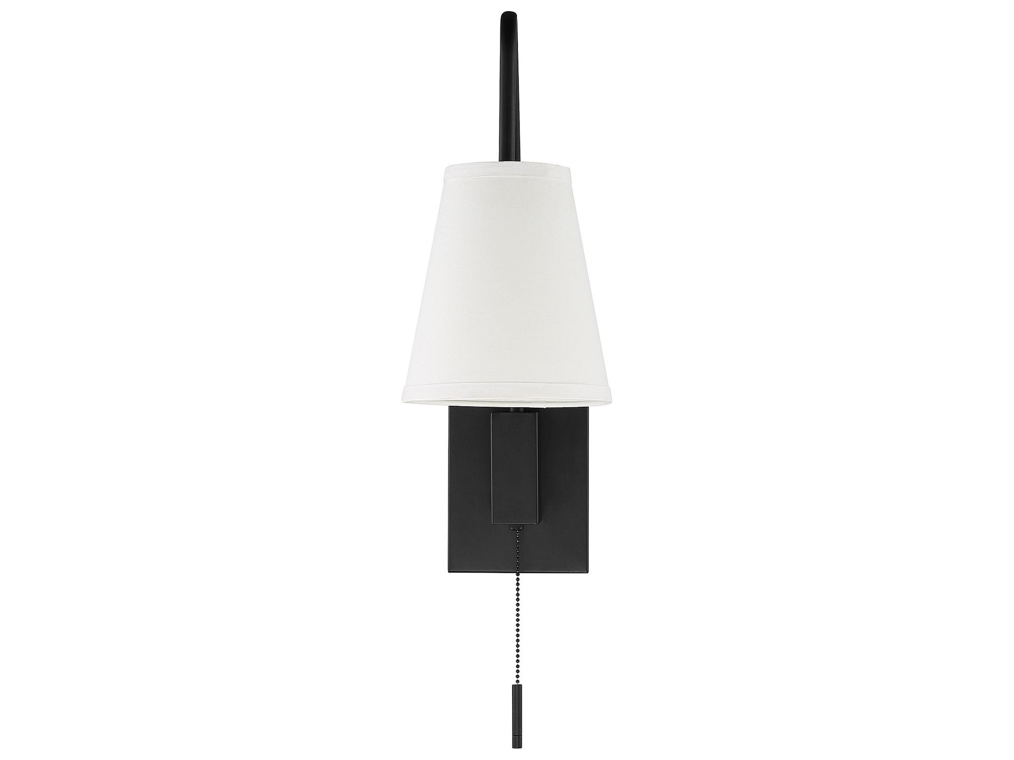 Savoy House Owen 1-Light Matte Black Wall Sconce