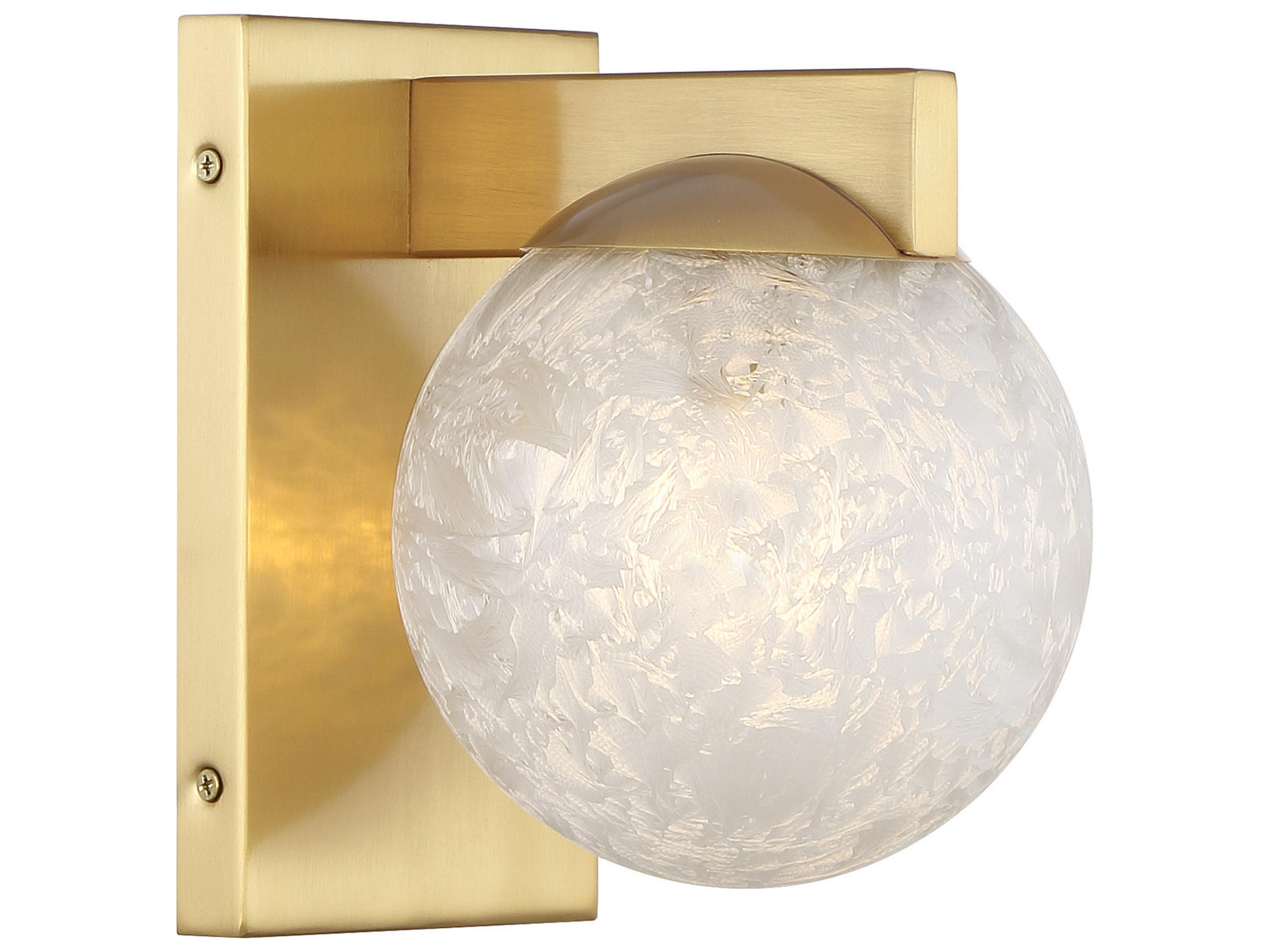 Darien 1-Light Warm Brass Wall Sconce