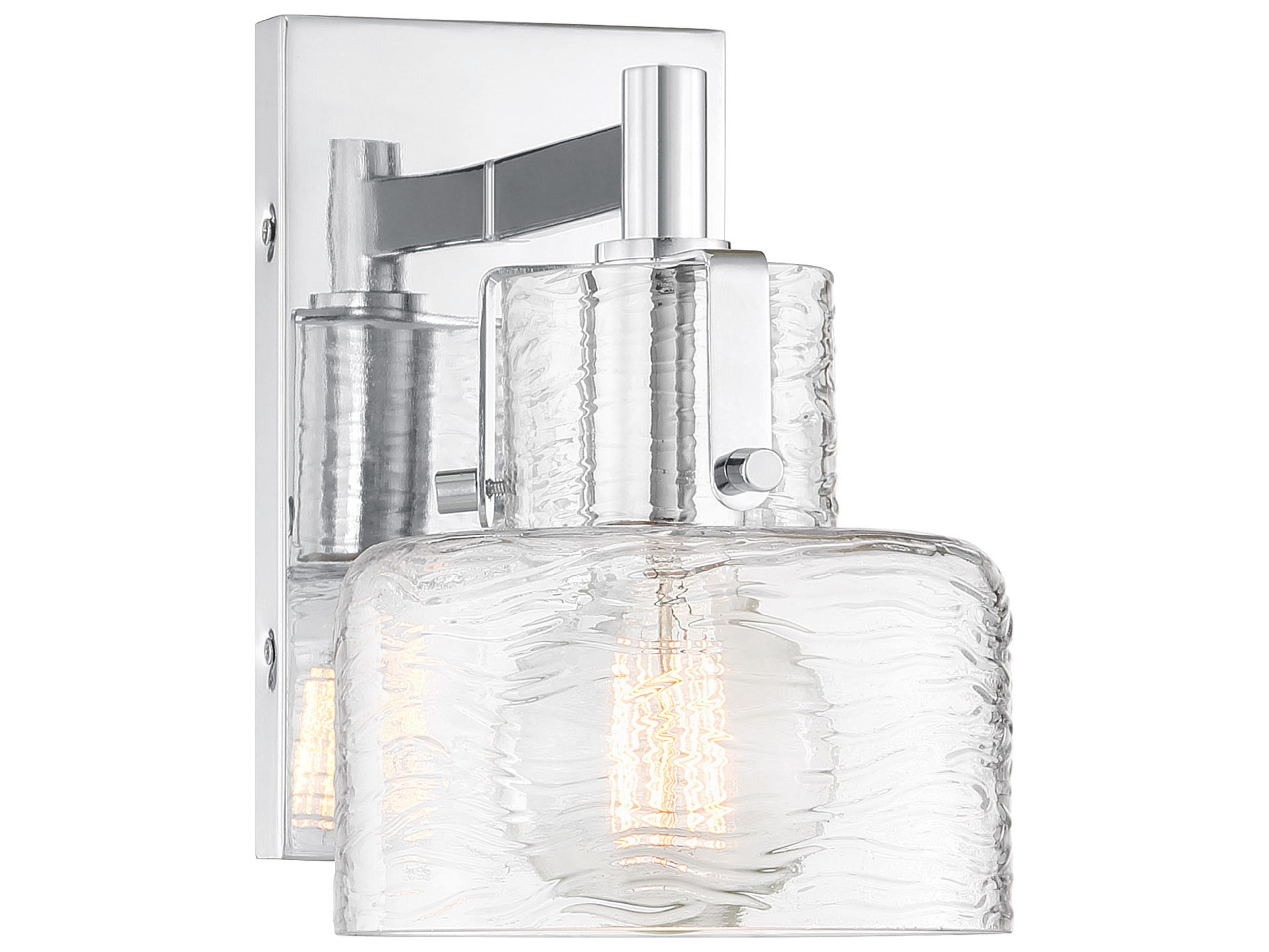 Dover 1-Light Chrome Wall Sconce