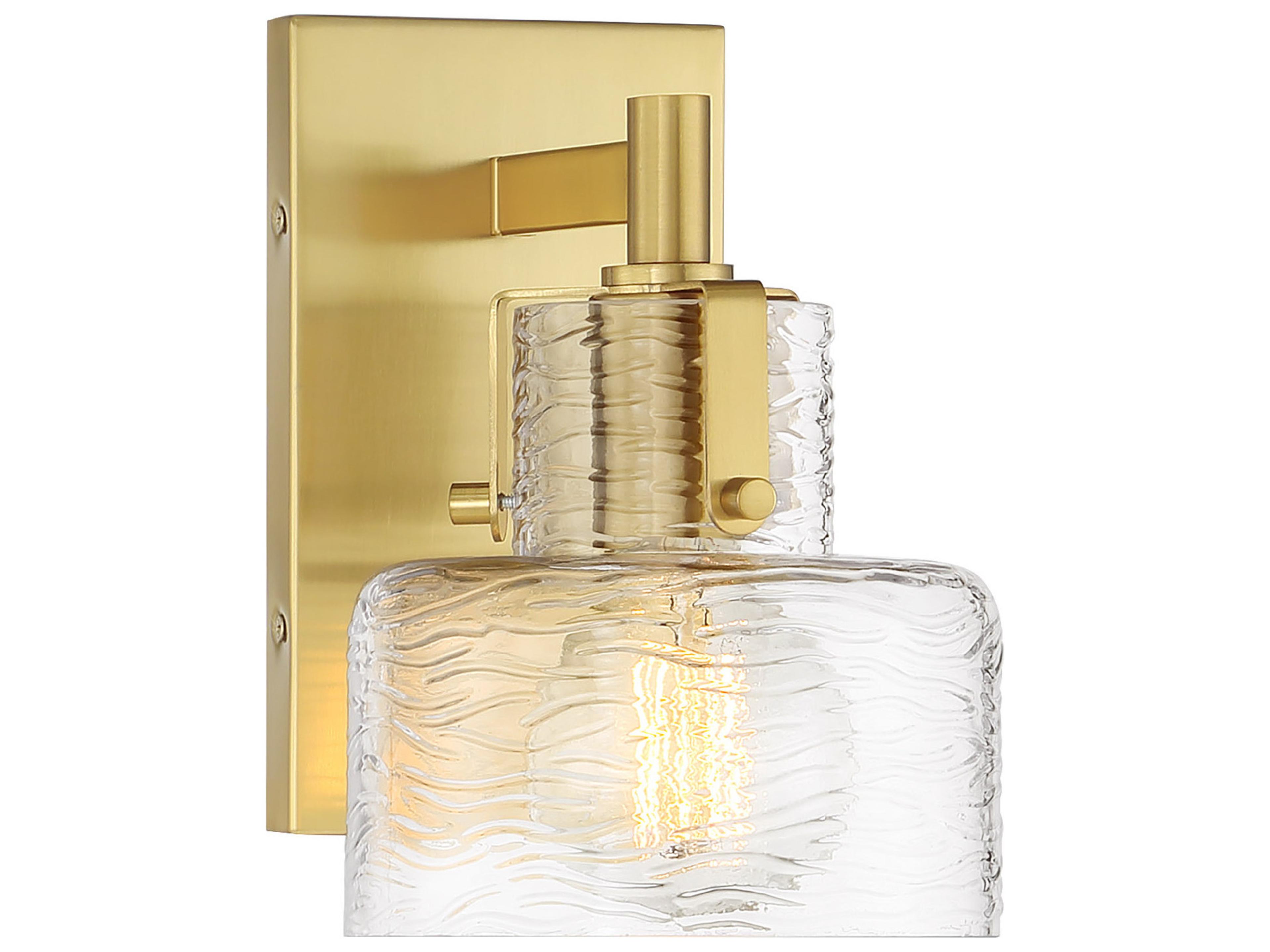 Dover 1-Light Warm Brass Wall Sconce