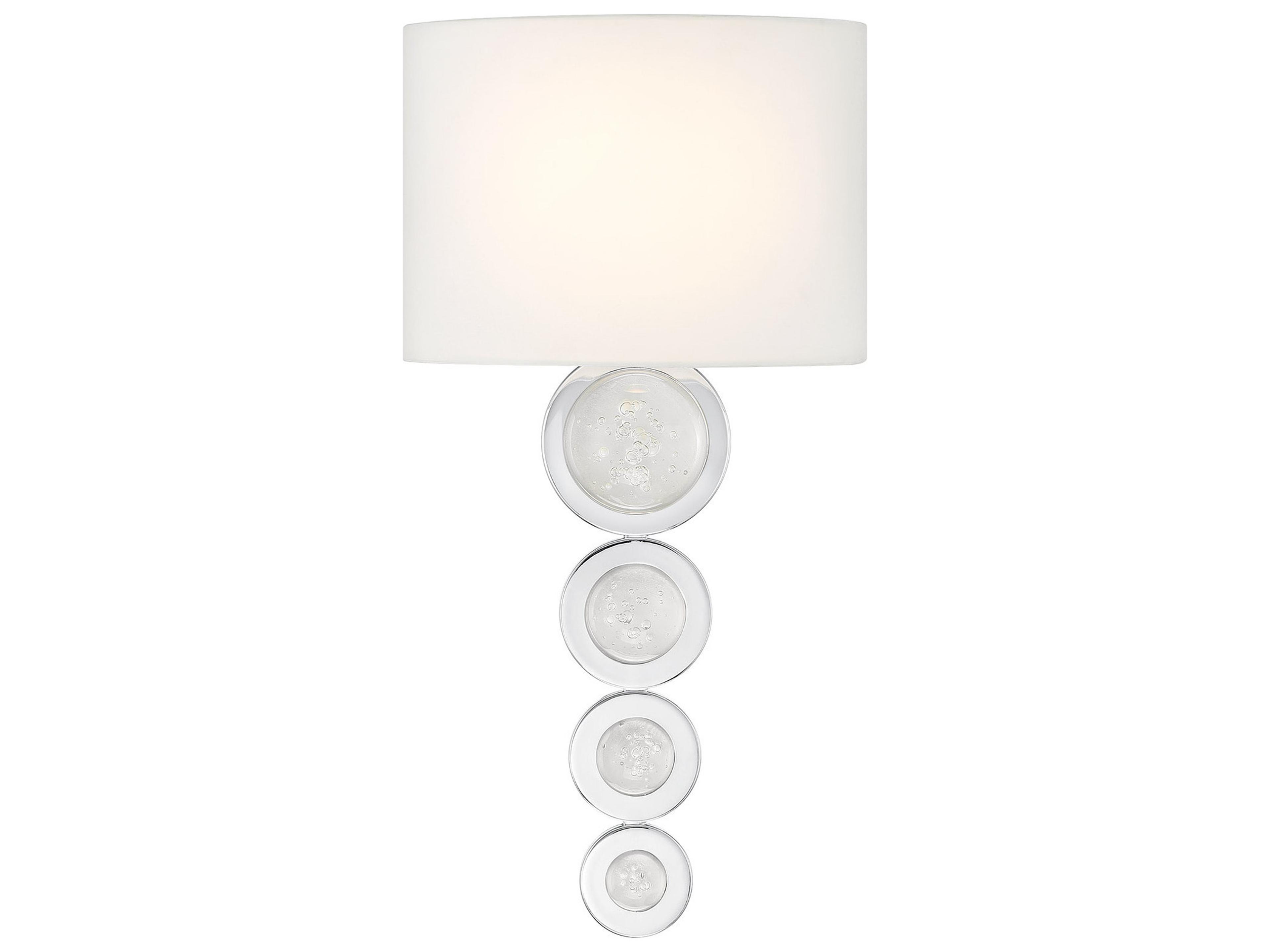 Marseille 1-Light Chrome Wall Sconce