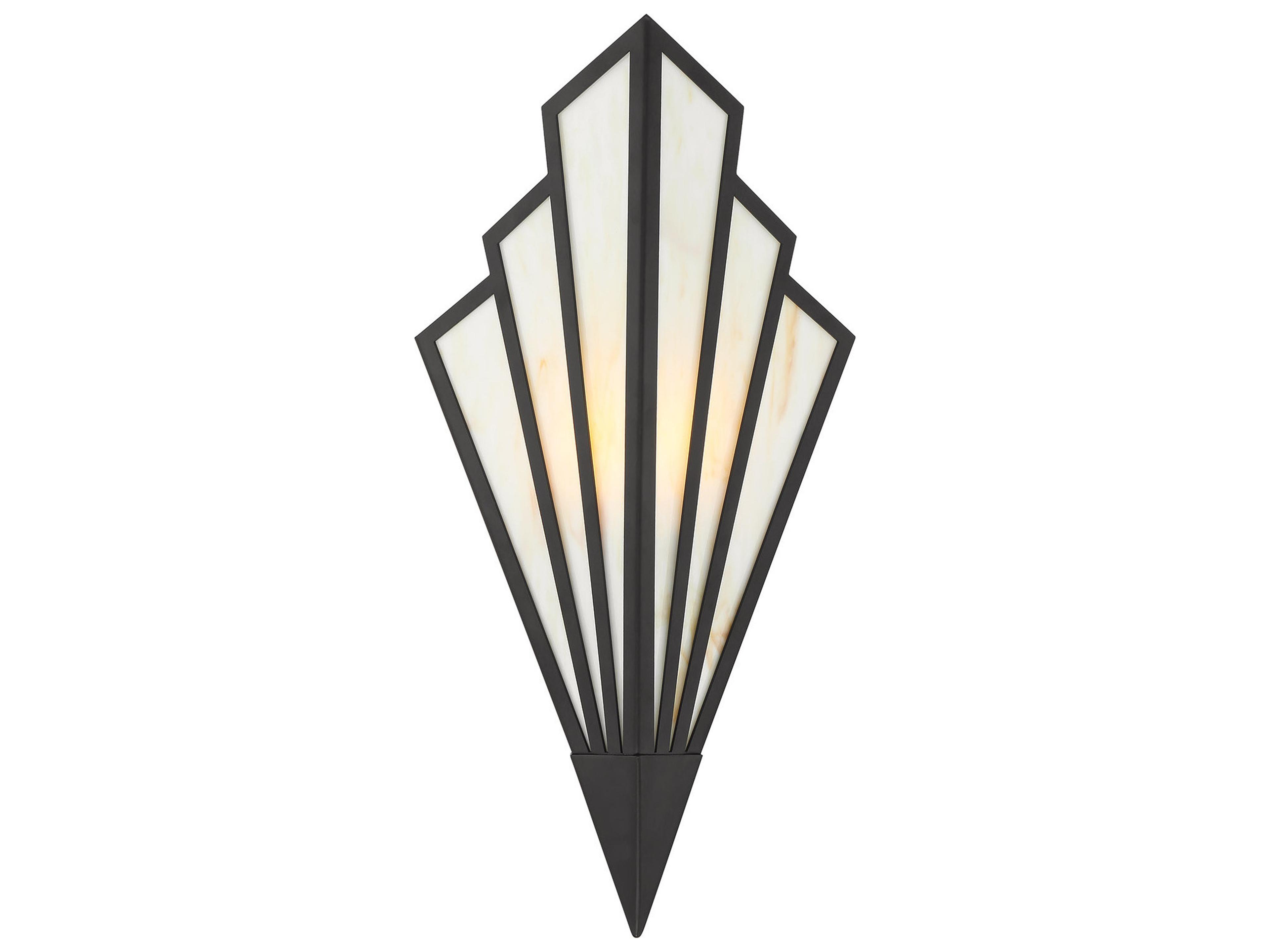 Rivage 1-Light Matte Black Wall Sconce