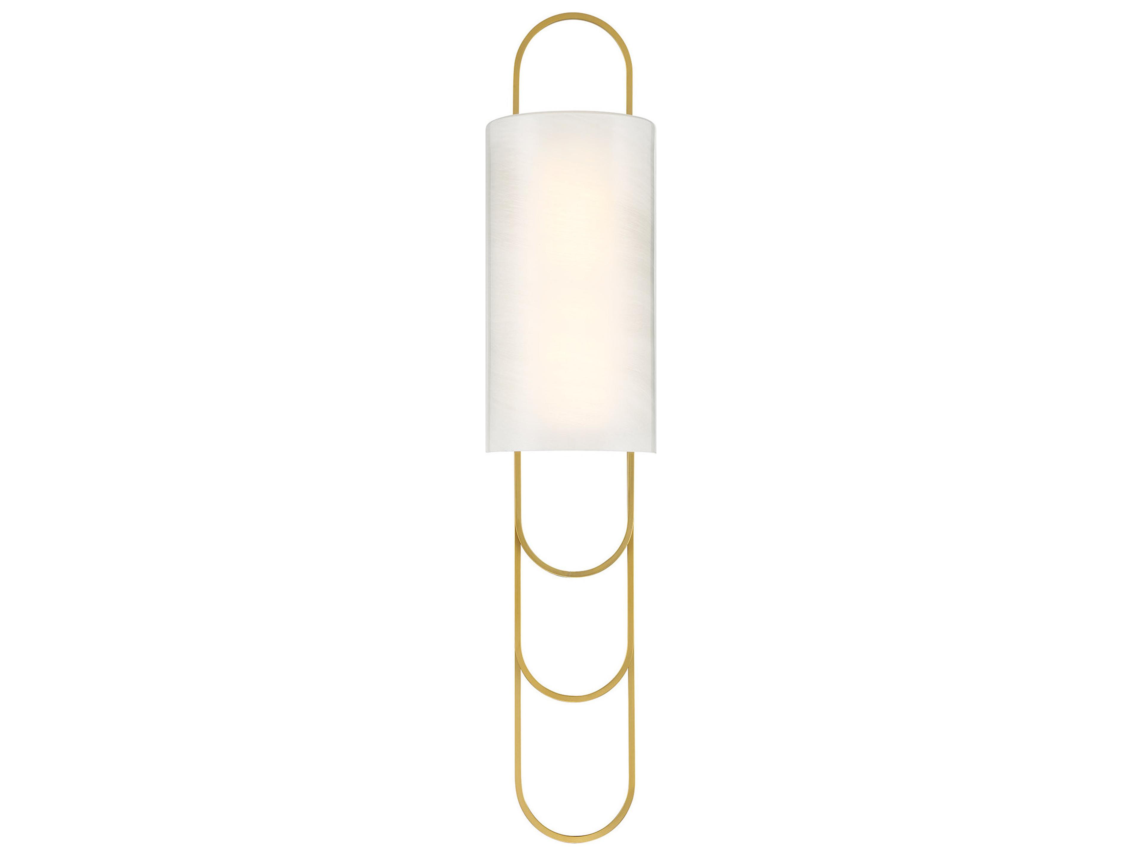 Tartine 1-Light Warm Brass Wall Sconce